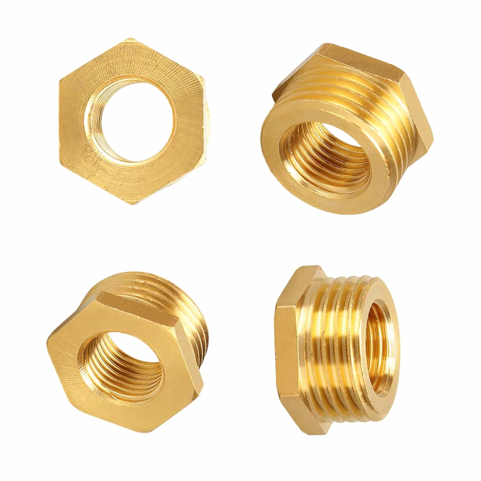 Reductor de latón adaptador 1/2 a 1/4 pulgada rosca macho hembra Ø20mm x Ø12mm accesorio tuberías agua
