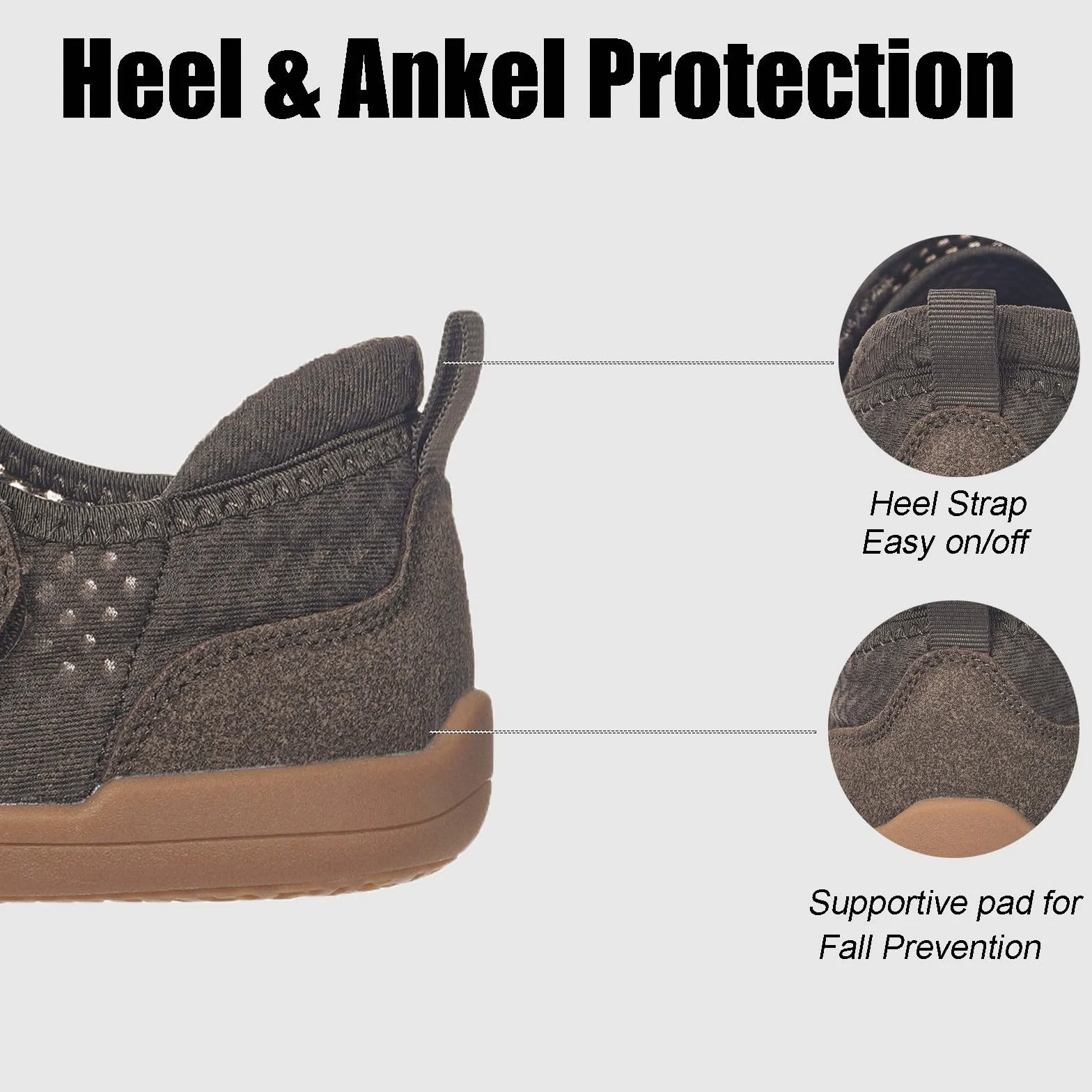 Zapatos Diabeticos para Mujer Hombre Extra Anchas Transpirables Ligero Antideslizante Ajustable Cómodo ortopédicos Zapatillas para Caminar Calzado Edema Artritis Ancianos Persona Mayor