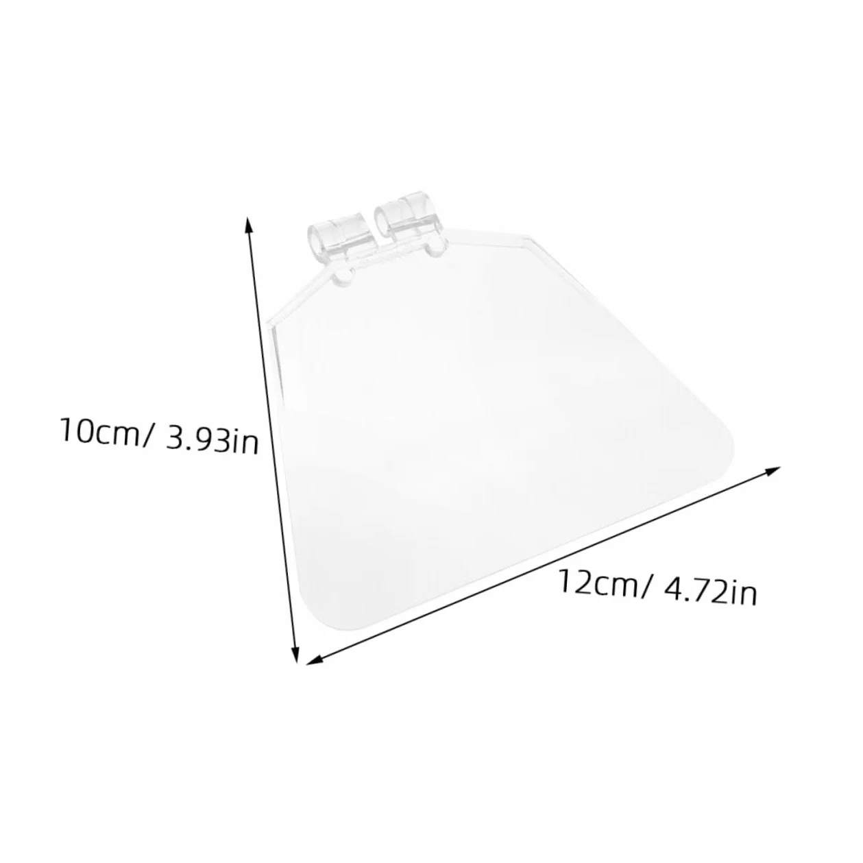 Escudo Protector Ocular para Amoladora de Banco de 2 Piezas Alta Transparencia Plástico Resistente