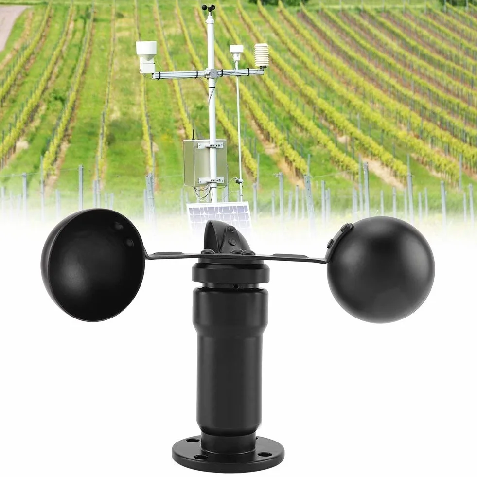 Anemómetro Sensor de velocidad del viento 4-20 mA Aleación de aluminio Detector de velocidad del viento