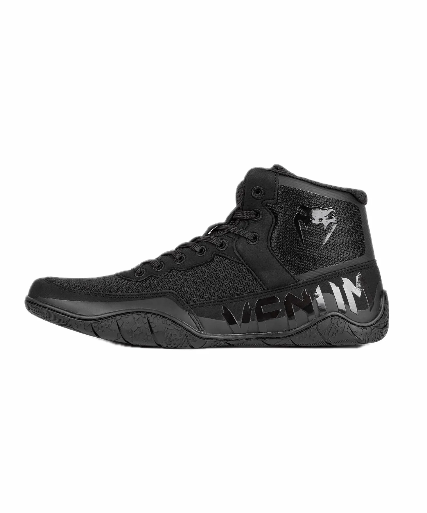 VENUM Elite Zapatos de Lucha - Negro/Negro - 45