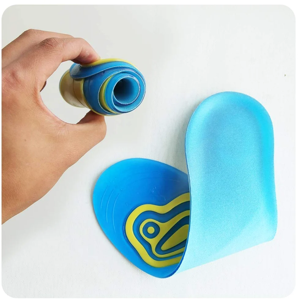 Silicone Gel Orthotic Insoles for Shoes Unisex Shock Absorption Shoe Inserts Pad Care for Heel Foot Plantar Fasciitis (Size : 275mm) (275mm)