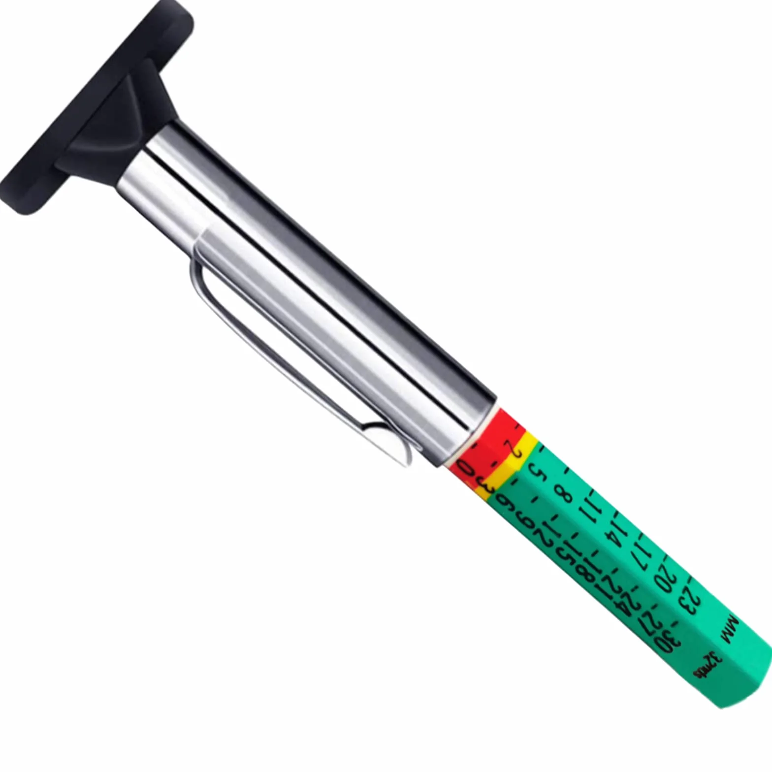 GODESON Medidor de Profundidad de Neumáticos, 6 Lados Smart Coded Color, Herramienta de Medición 25 mm/32 mm