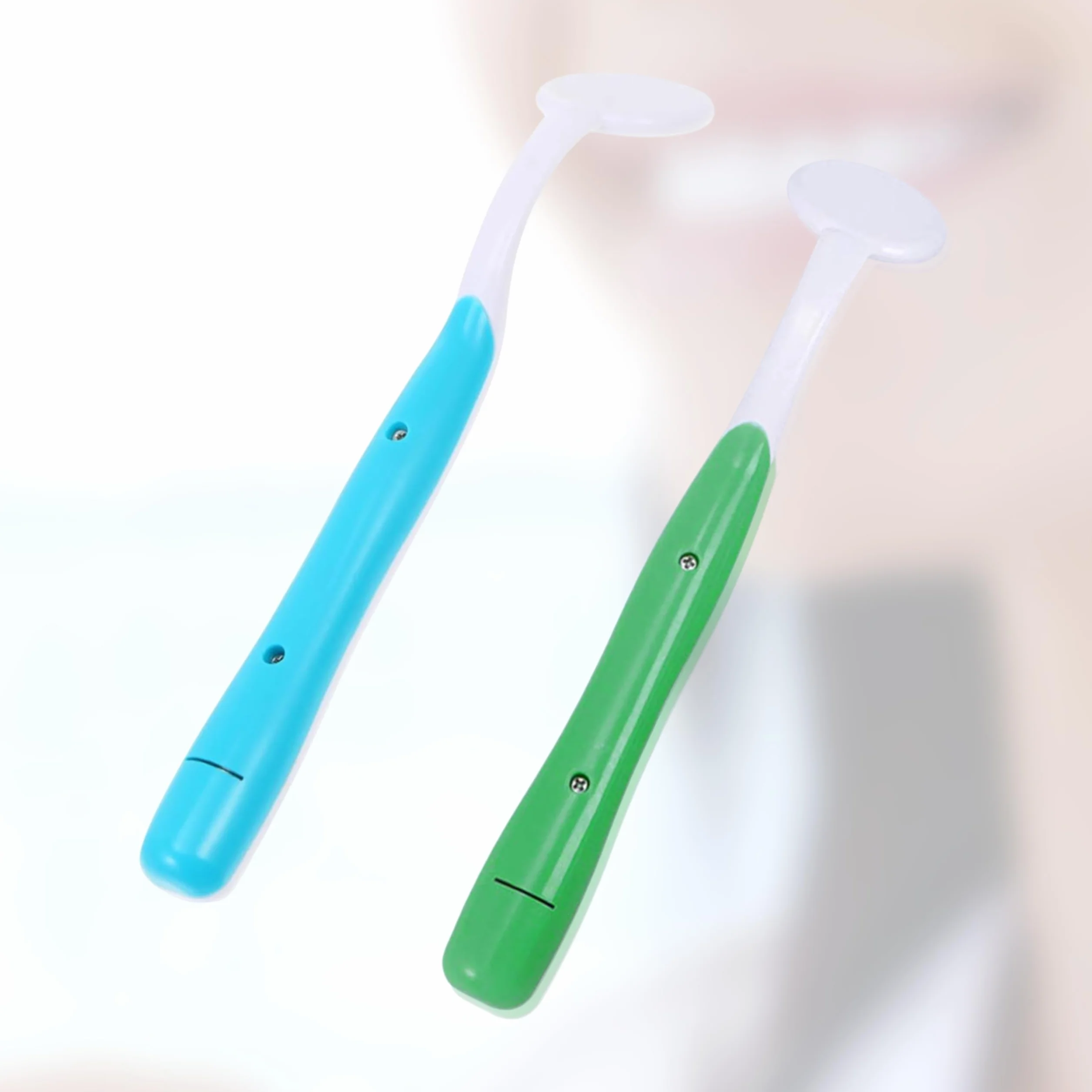 ARSUK Espejo dental LED antivaho 15 cm para inspección bucal, paquete de 2