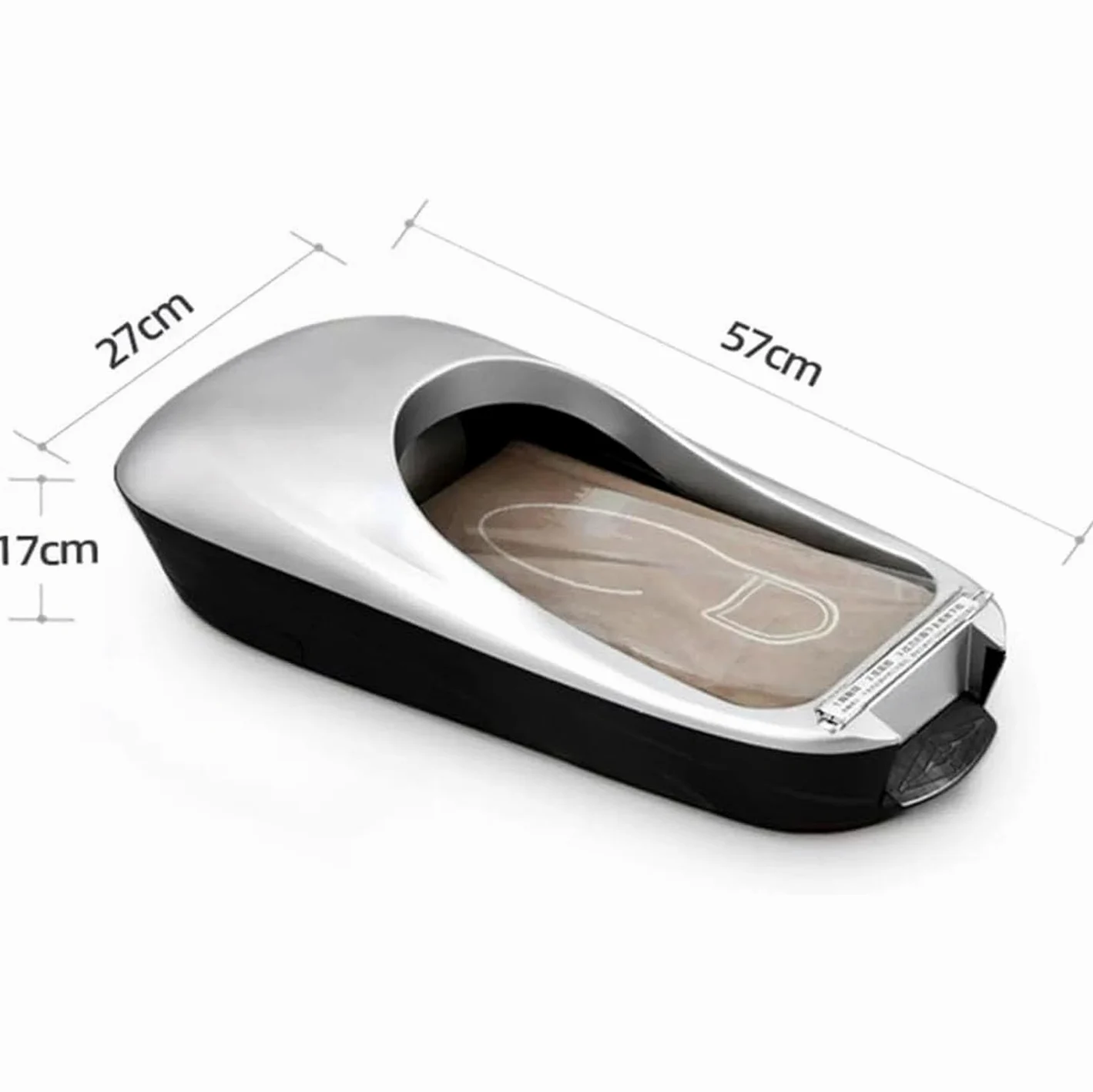 Dispensador Automático de Fundas para Zapatos, Maquina para Cubrir Zapatos con Cubrezapatos de Plástico de 100m, Antideslizante y Impermeable, para Uso Doméstico, Fábrica y Laboratorio