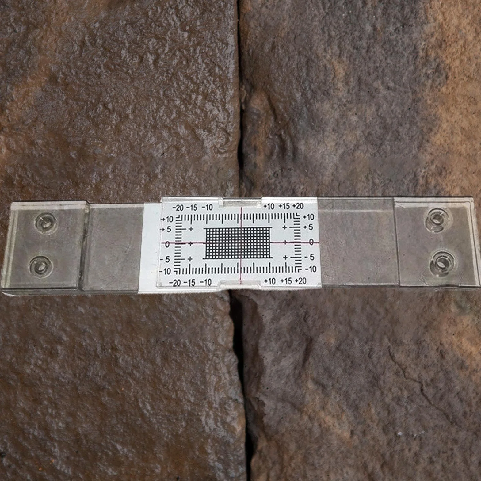 Monitor de grietas 5 unidades medidor estándar de pared de edificio herramienta de medición