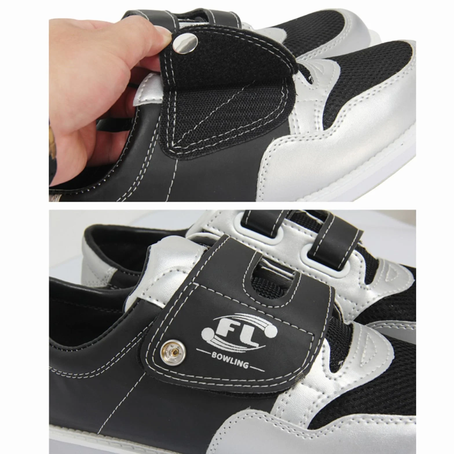 JiuQing Zapatos De Bolos Hombres Zapatos De Entrenamiento De Bolos con Suela Deslizante