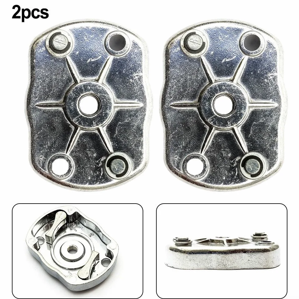 Trinquete de metal plateado con clips de retorno dobles para motores de maquinaria de jardín
