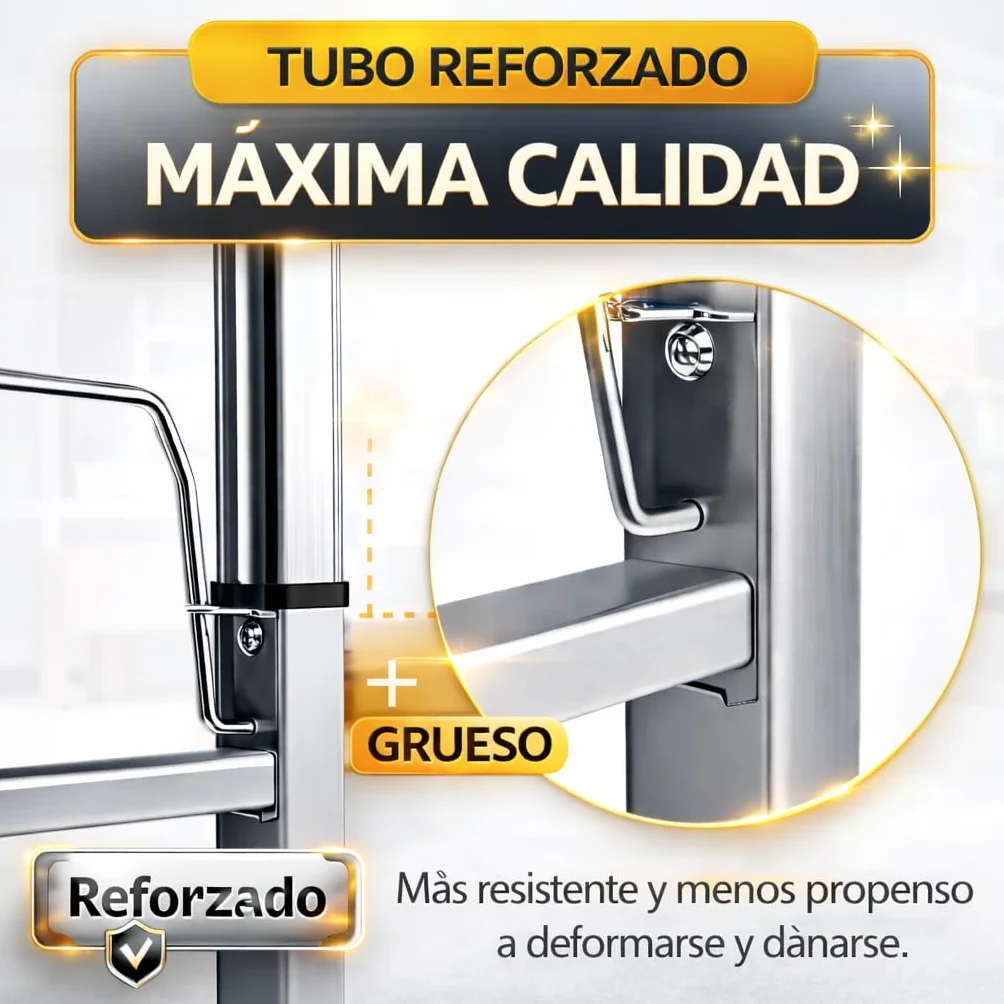 Carretilla de Mano Plegable con Ruedas, Carro de Carga Portátil, Hasta 100kg