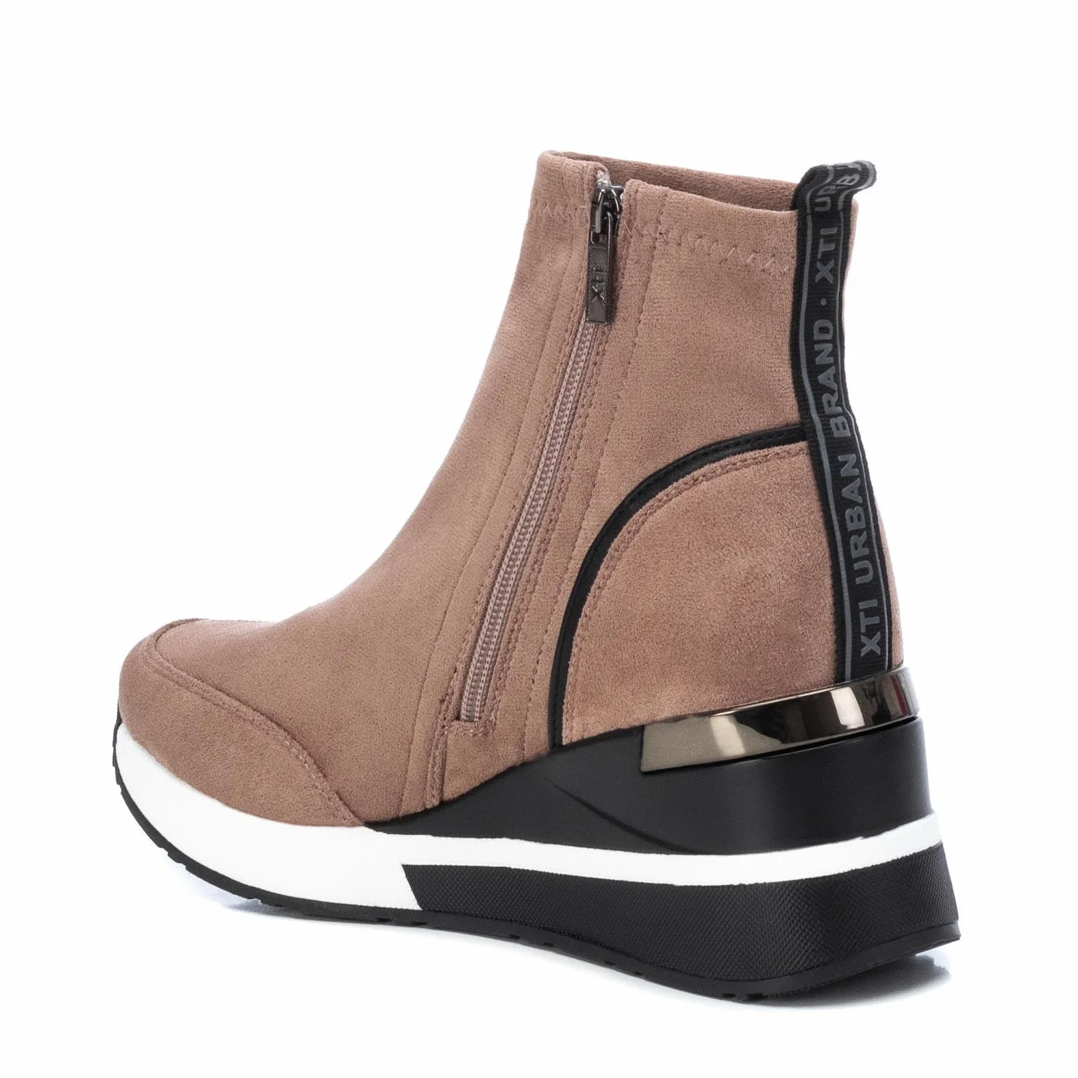 XTI - Botines Planos 140057 Mujer Negro