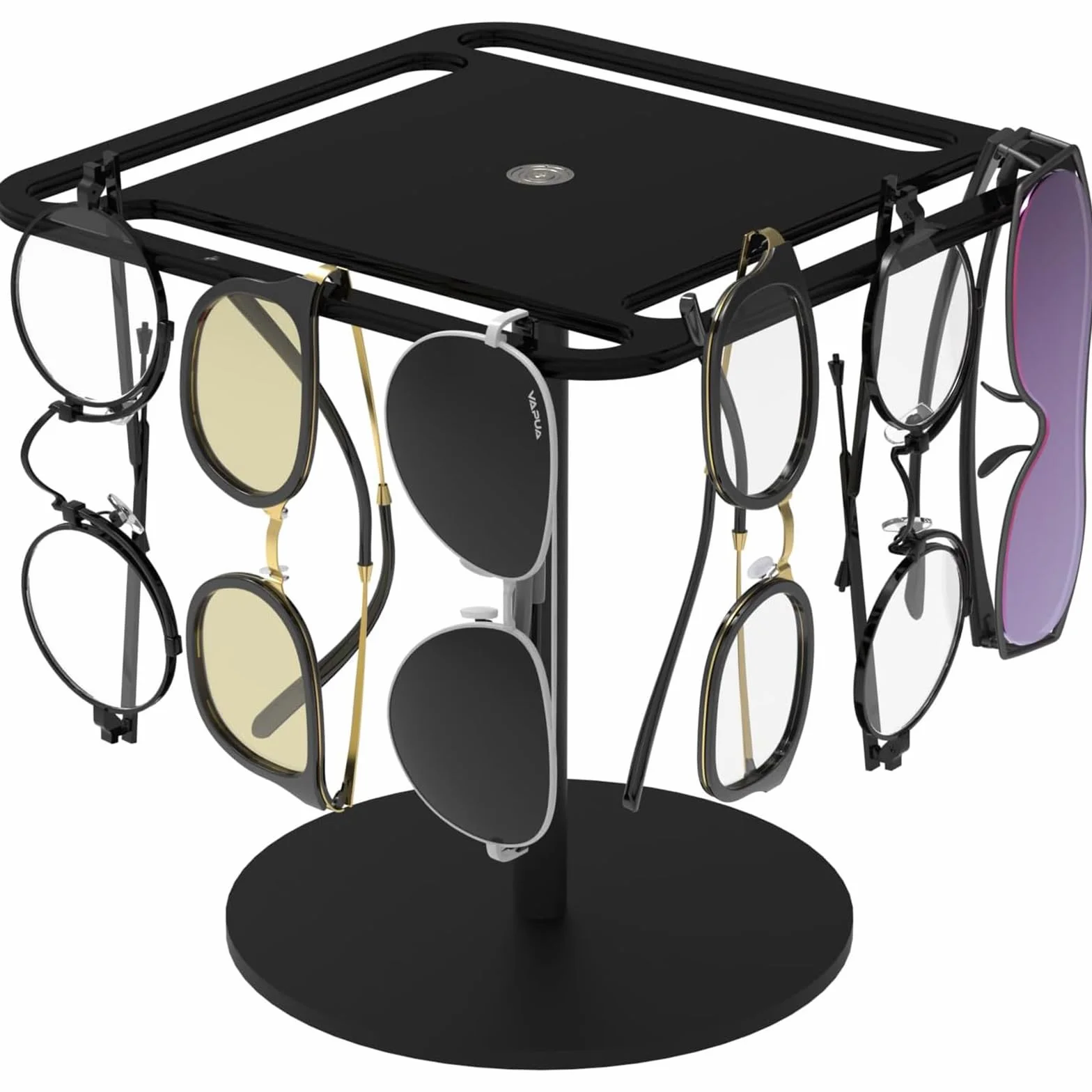Soporte Giratorio Acrílico para Gafas de Sol, Relojes y Pulseras