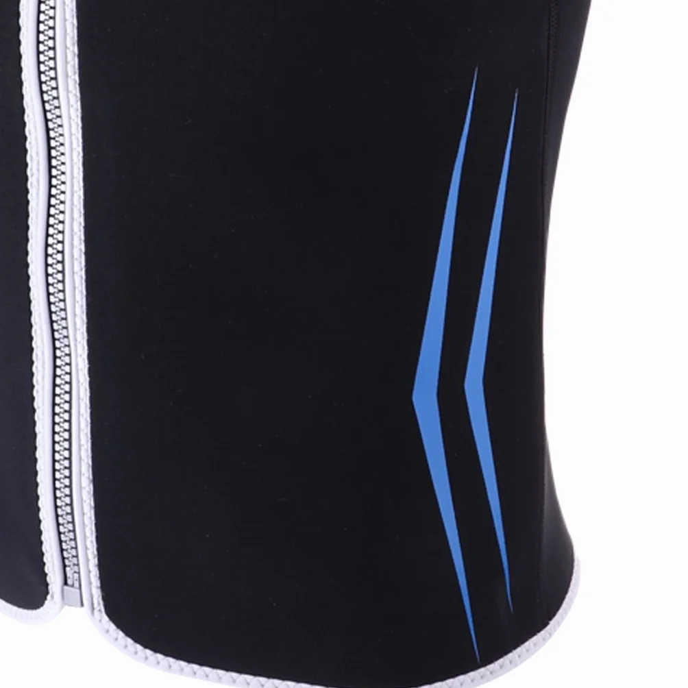SM SunniMix Chaleco de Neopreno con Cremallera Delantera de Neopreno de 3 Mm para Hombre, para Buceo, Surf, Kayak de, Negro, XXL