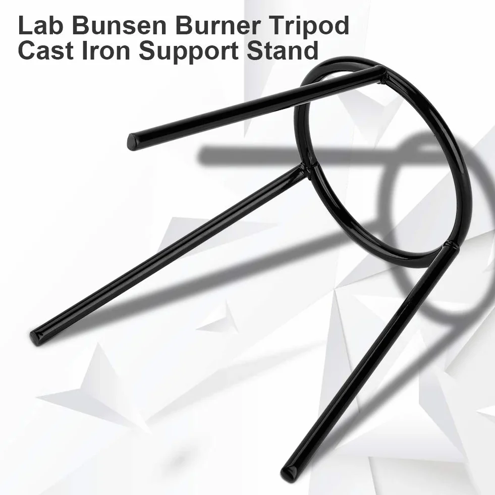 BORDSTRACT Lab Bunsen Burner Trípode, Lámpara de Alcohol Calentadores Soporte Laboratorio Química Educación