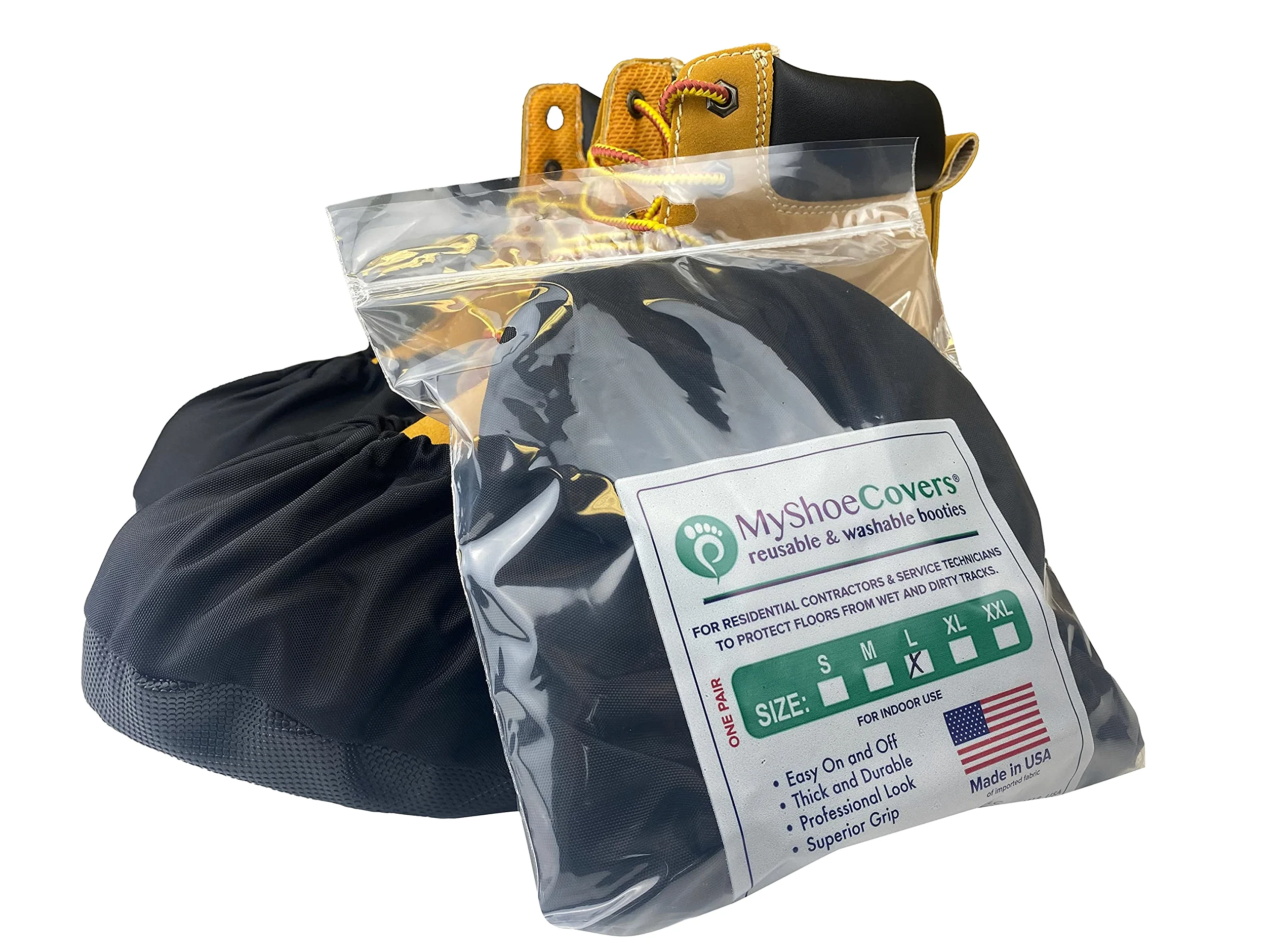 Fundas para zapatos, de la marca MyShoeCovers, resistentes al agua y antideslizamientos, X-Large, 1