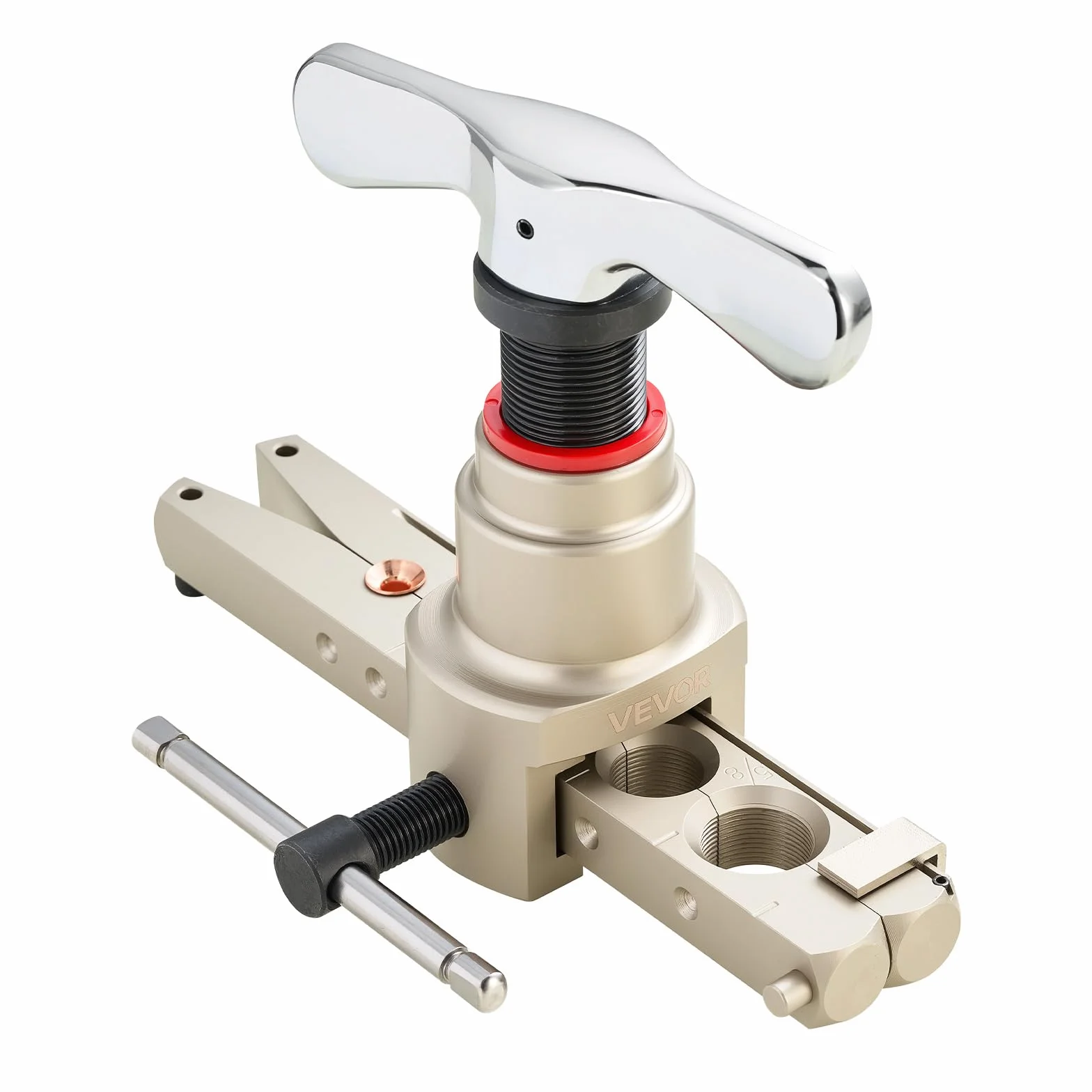 VEVOR Abocardador Tubo HVAC 9-16 mm 45° Cono Excéntrico Kit con Abrazaderas Cortatubos Desbarbador