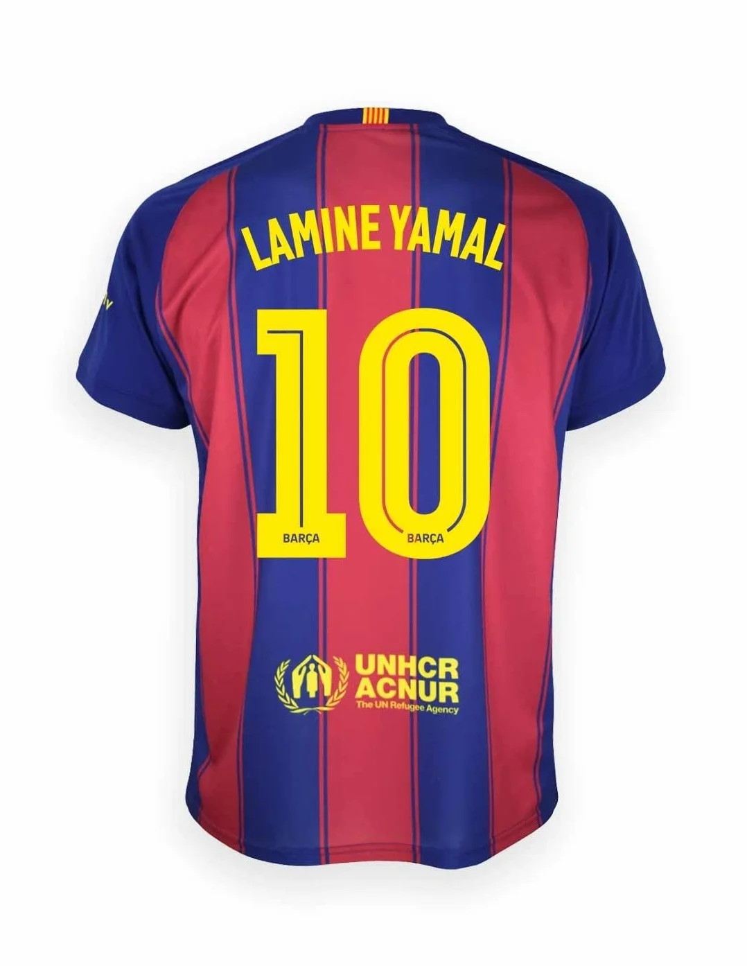 FC Barcelona LAMINE YAMAL 1ª Equipación 25/26 Réplica Oficial Conjunto Niño Blaugrana