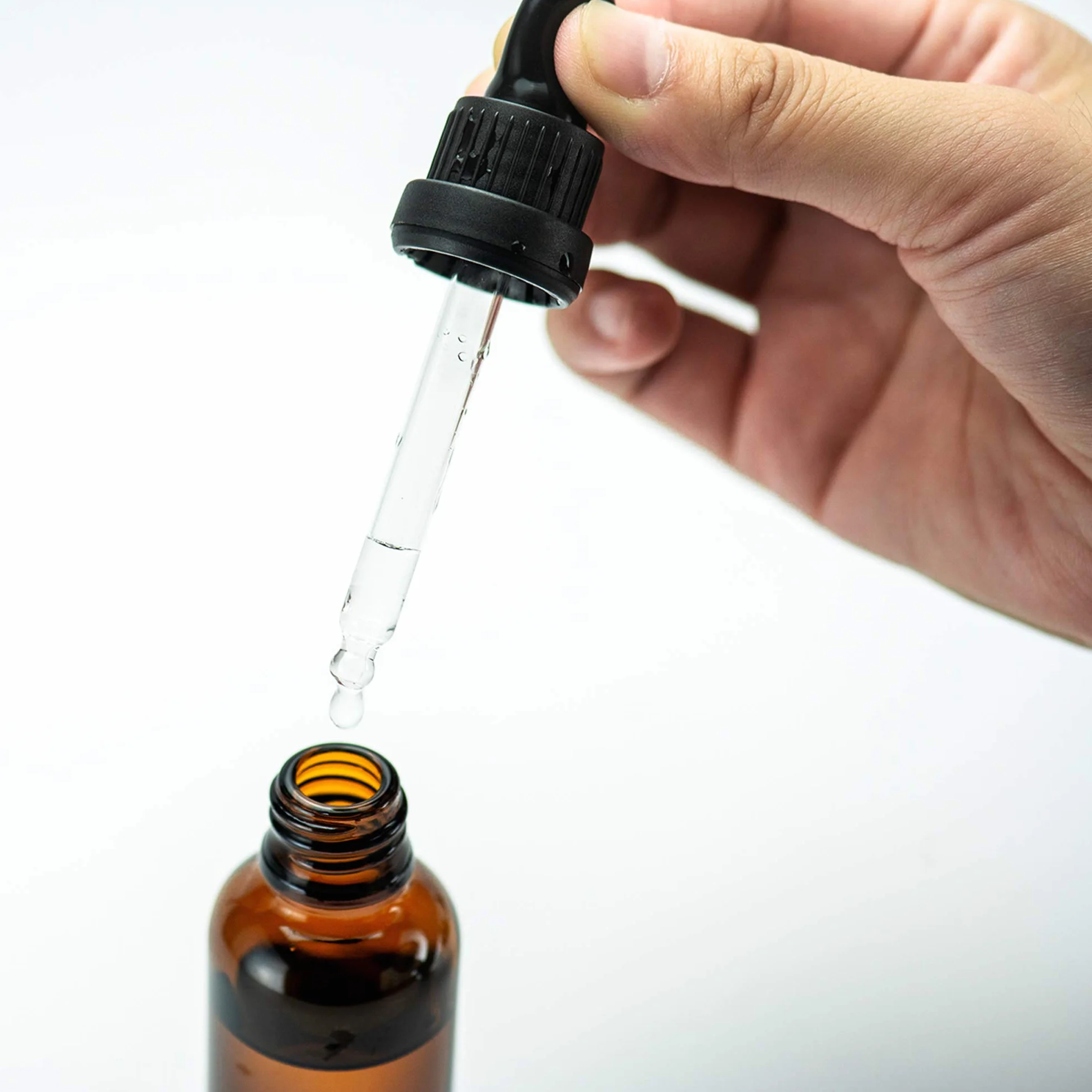 Frasco Cuentagotas Cristal 30ml con Pipeta para Aceite Esencial, Aromaterapia - 6 Piezas