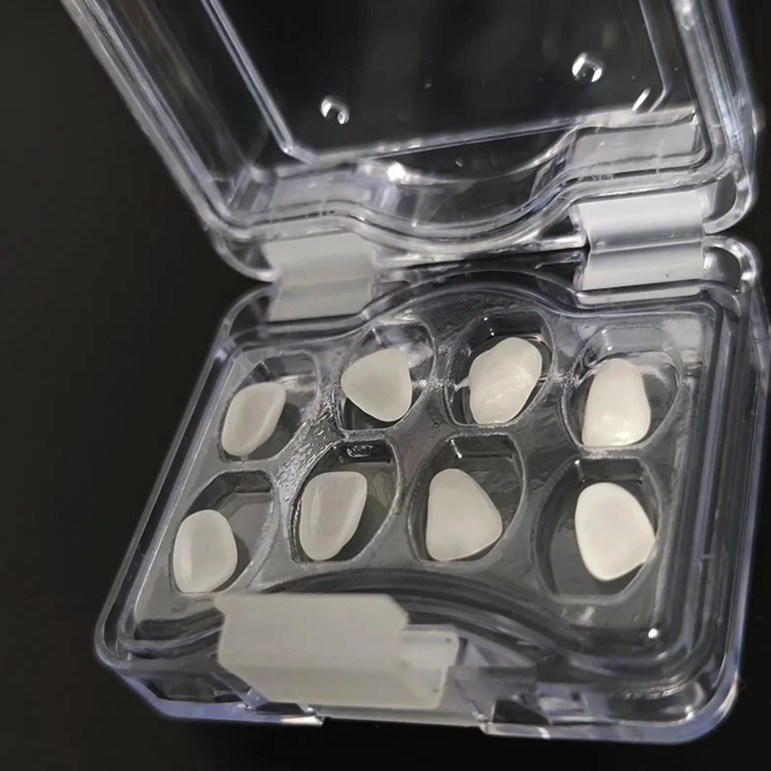 Caja Dental con película para dentadura, Material de Almacenamiento de Chapa, Herramientas dentales cosméticas, 40 Piezas