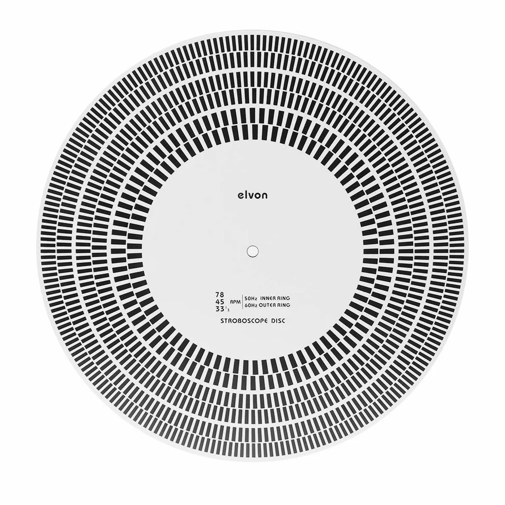 DollaTek Estroboscópico Disco de Vinilo Calibración Tacómetro 33 45 78 RPM