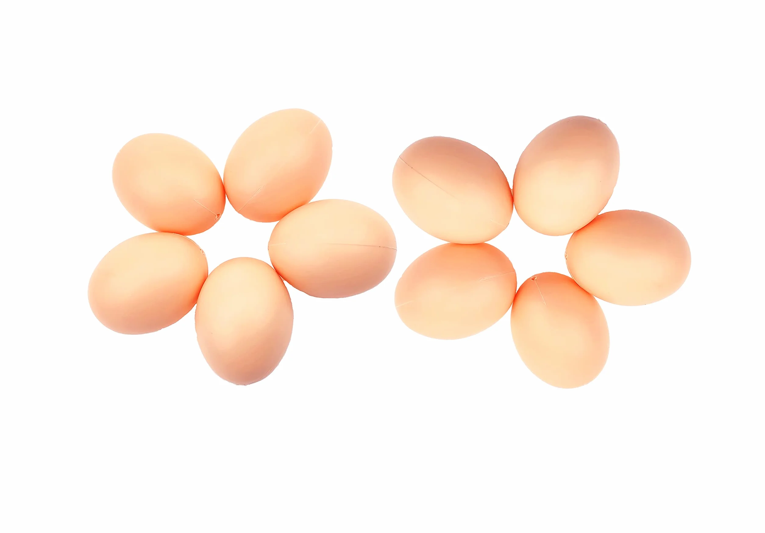 Huevos falsos 10 huevos de gallina simulados herramienta agrícola aves de corral maniquí nido plástico