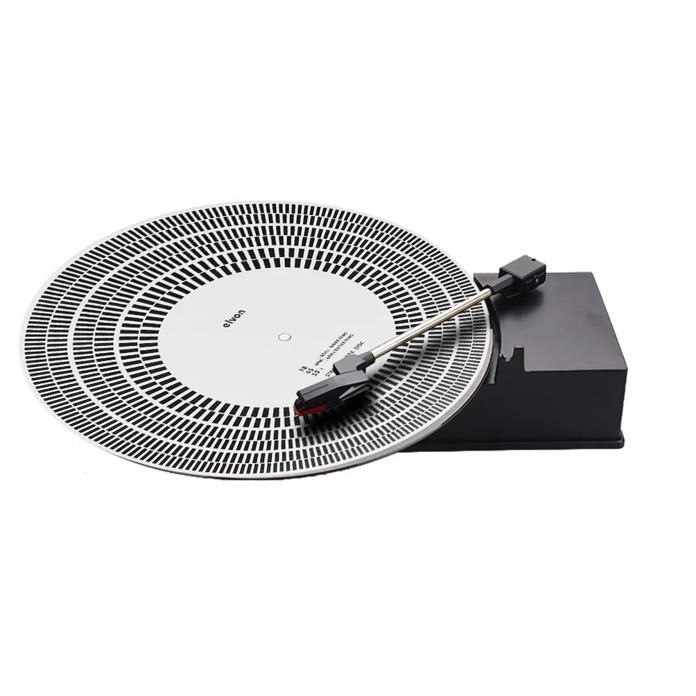 DollaTek Estroboscópico Disco de Vinilo Calibración Tacómetro 33 45 78 RPM