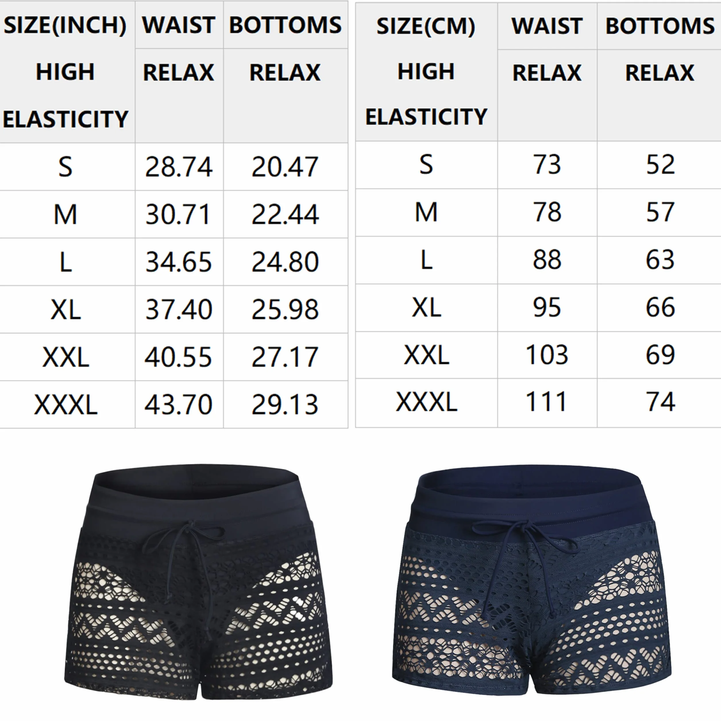 Shorts de Baño Mujer Secado Rápido Verano Pantalon Bañador Mujer con Cordón Ajustables Shorts de Natación para Playa Surf Size S-3XL