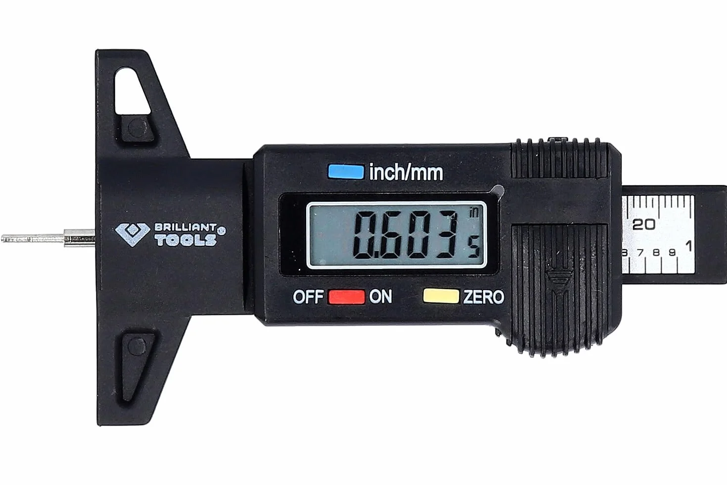 BRILLIANT TOOLS BT114903 Calibre de profundidad digital 0-25 mm