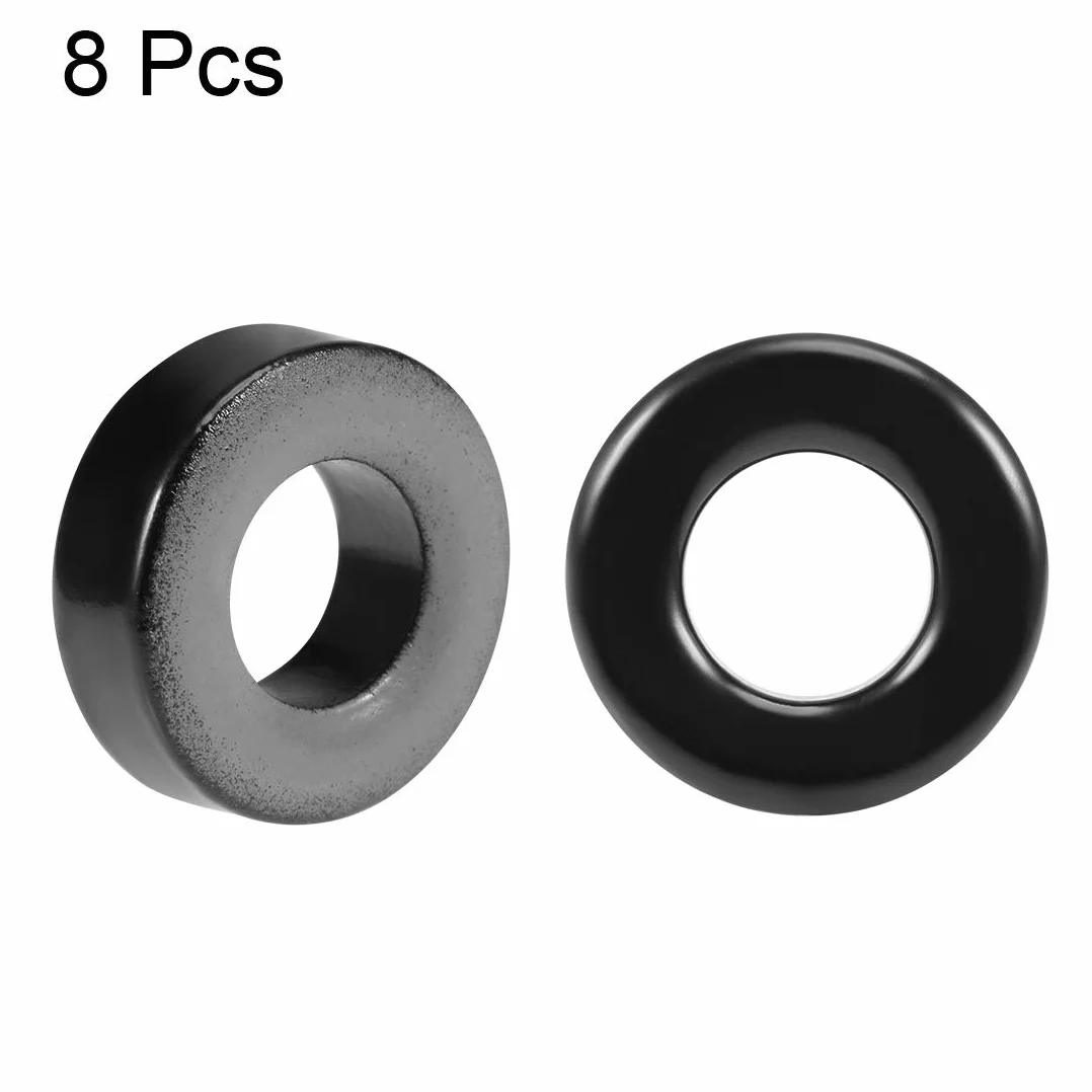 sourcing map 8pcs Núcleos de polvo de hierro 9.2 x 18 x 6,5mm anillo de ferrita toroidal