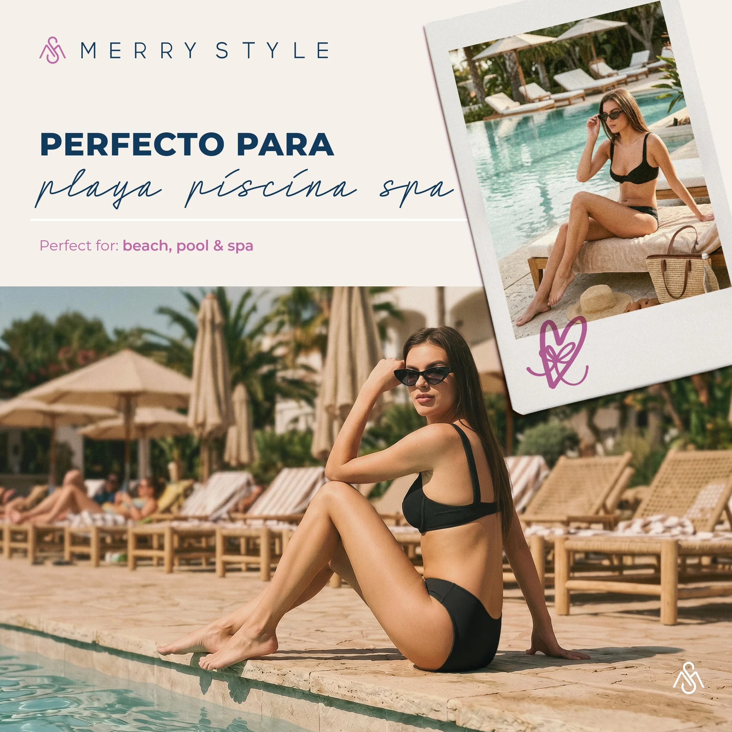 Merry Style Bragas para Mujer Braguitas de Bikini Parte de Abajo Bikini para Playa Piscina Trajes de Baño Bañadores Swimwear Mujer MSVR1