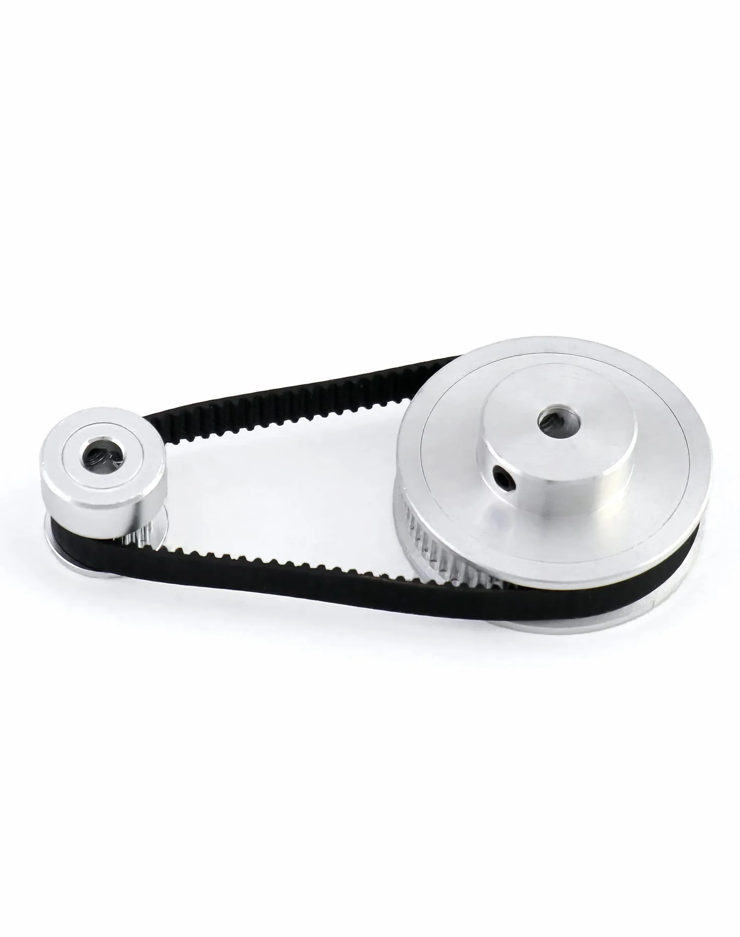 QWORK Juego de Polea Sincronización GT2 para Impresora 3D, 20 y 60 Dientes 5mm, 2 Juegos