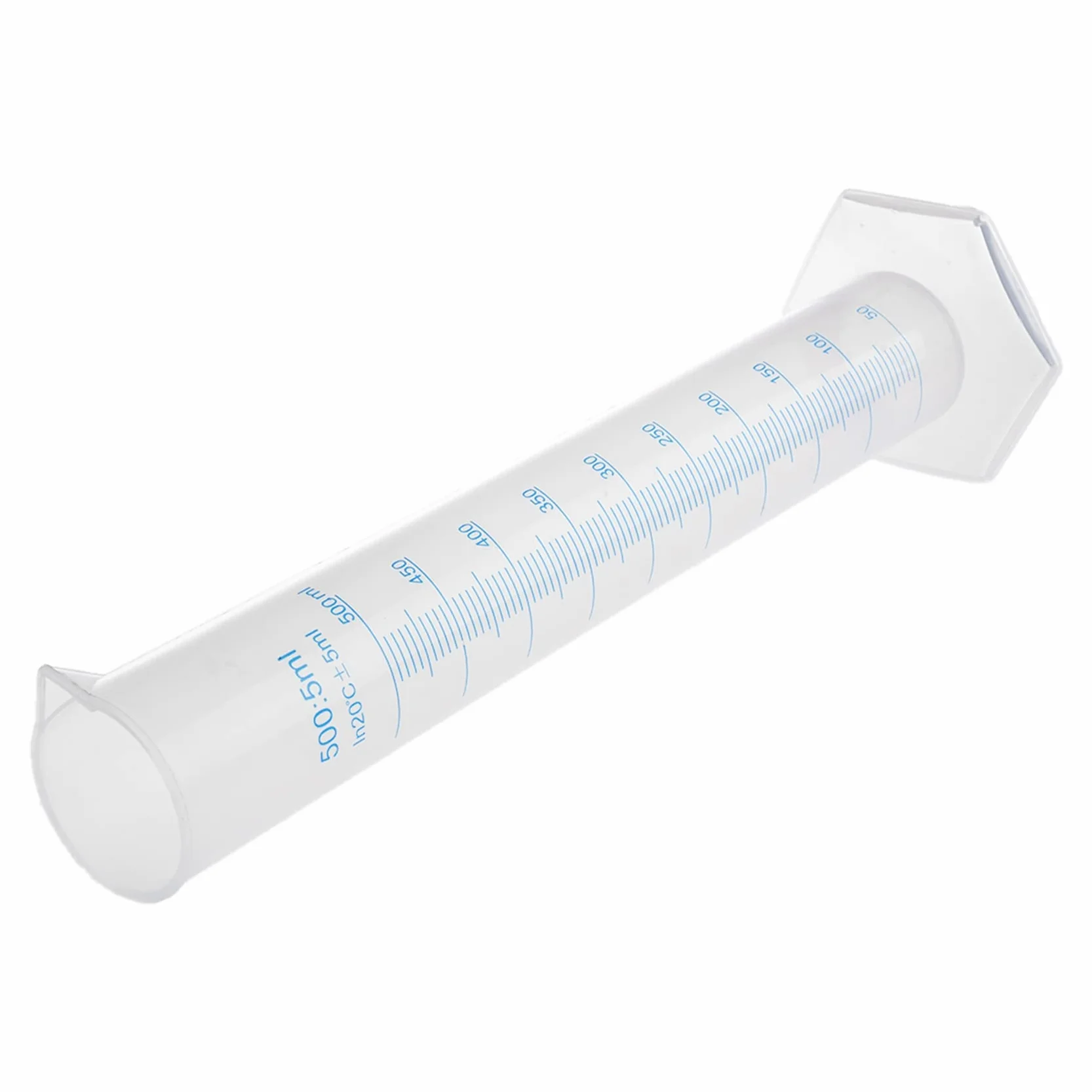 Probeta medidora de plástico transparente 500 ml