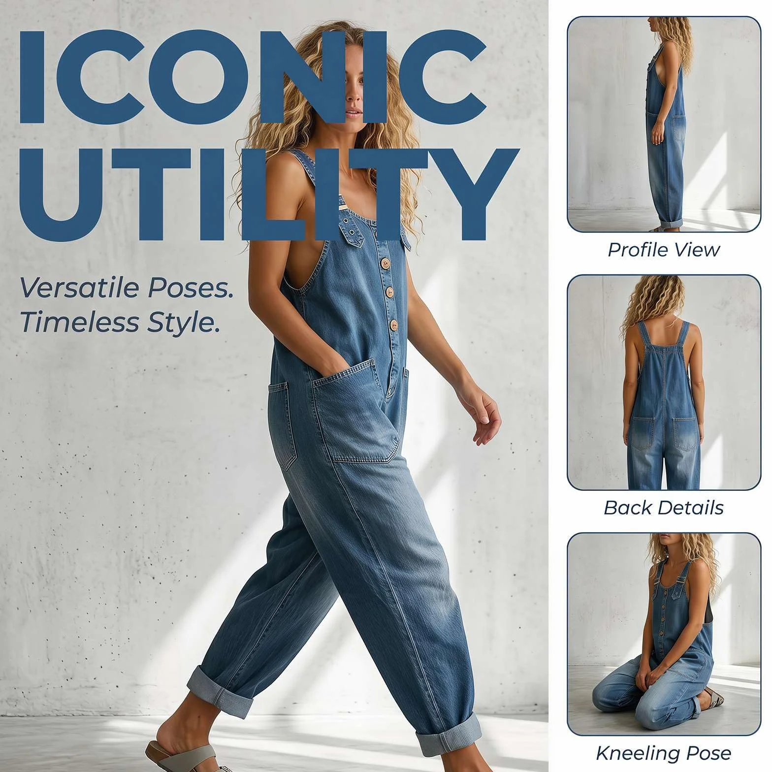 Genérico Mono Mujer Verano Bohemio Floral Petos Vaqueros Ajuste Holgado Pierna Ancha Overol Sin Mangas Elástico Peto Casual Playa Overoles Tallas Grandes Cómodas Con Bolsillos