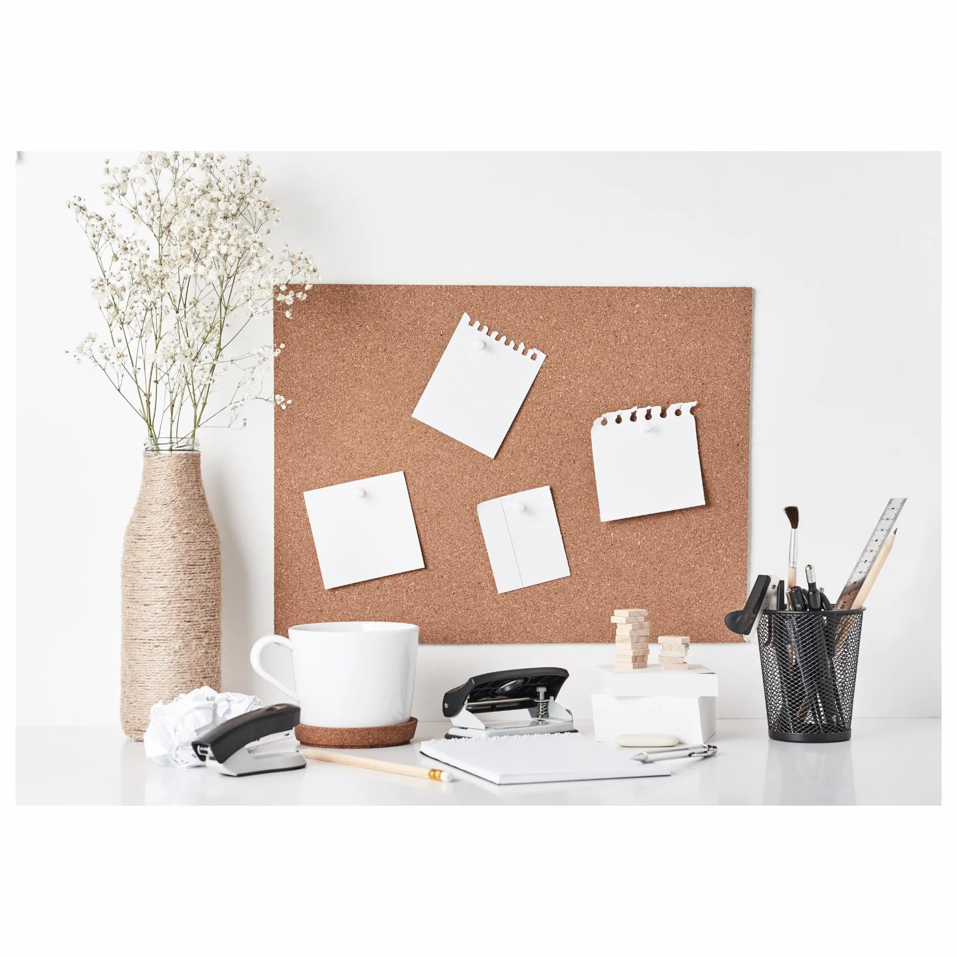 Materia Prima Tablero de Corcho para Manualidades 91,5 x 61 cm Grosor 10 mm