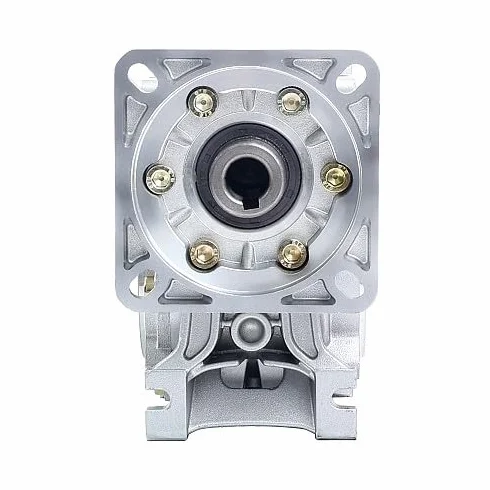 STEPPERONLINE Engranaje helicoidal 10:1 NMRVS40, 14 mm diámetro del eje de entrada