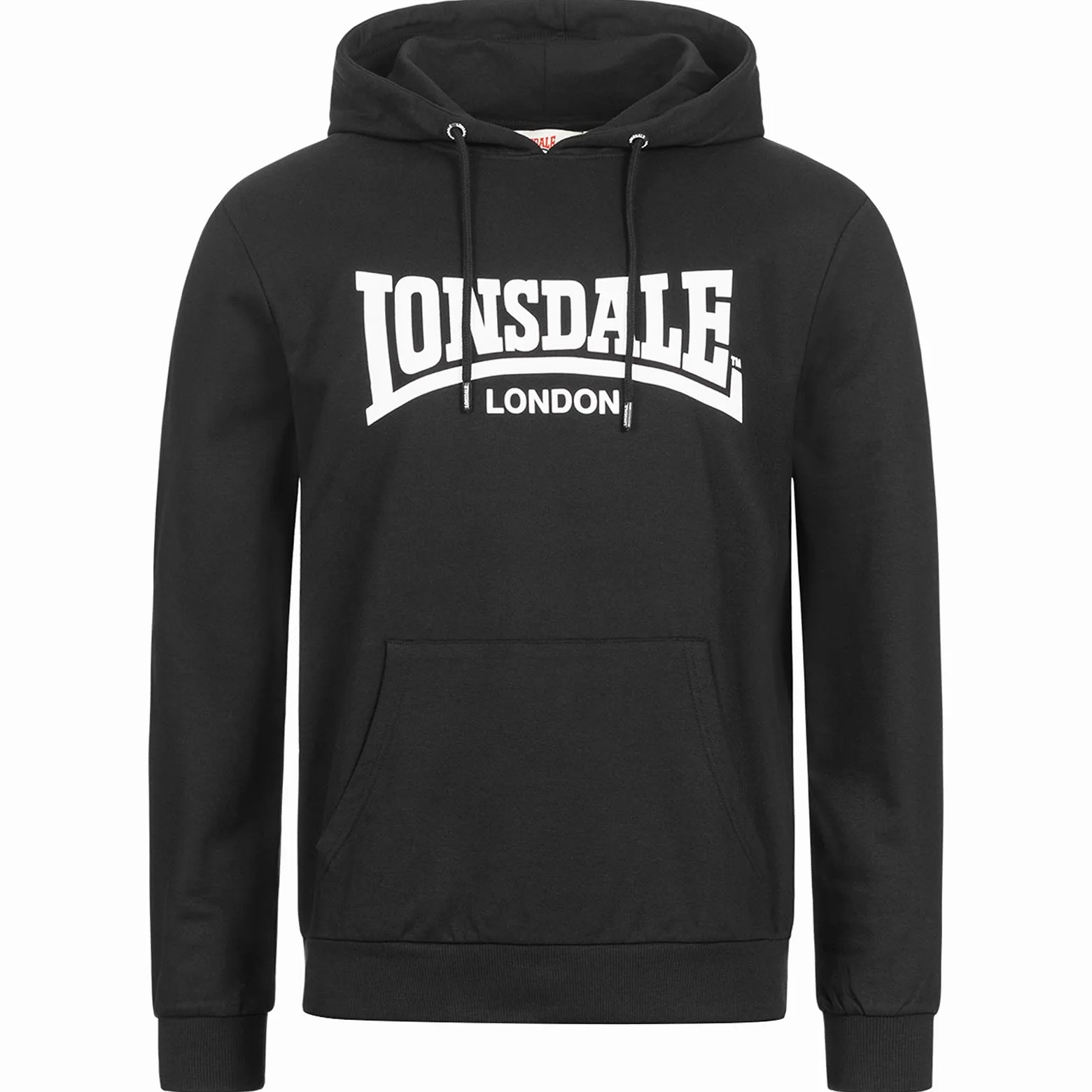 Lonsdale London Cloudy Hombre chándal Negro 80% algodón, 20% poliéster