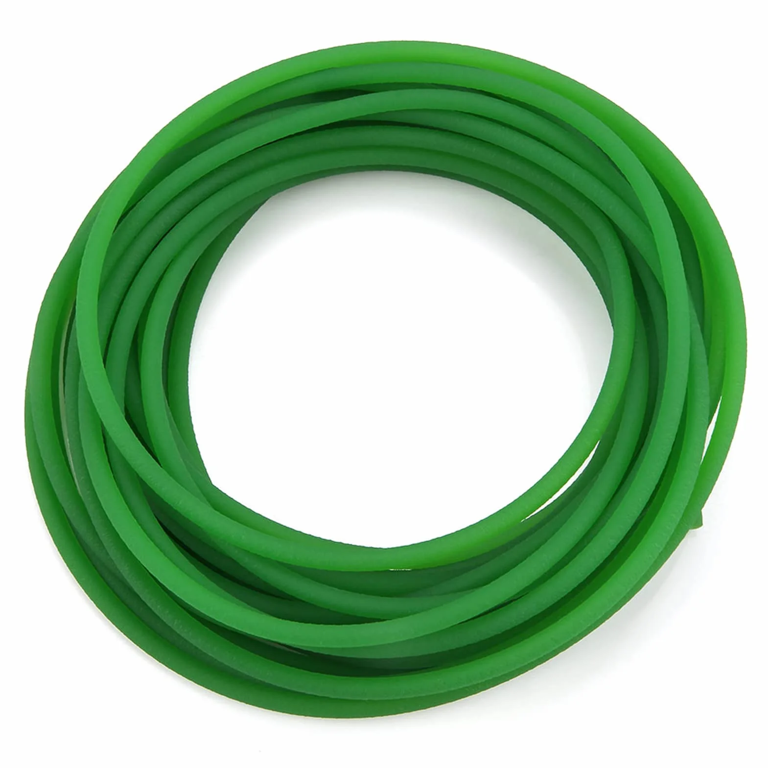 Ejoyous Correa Redonda de Poliuretano PU Verde 5mm*10m para Transmisión