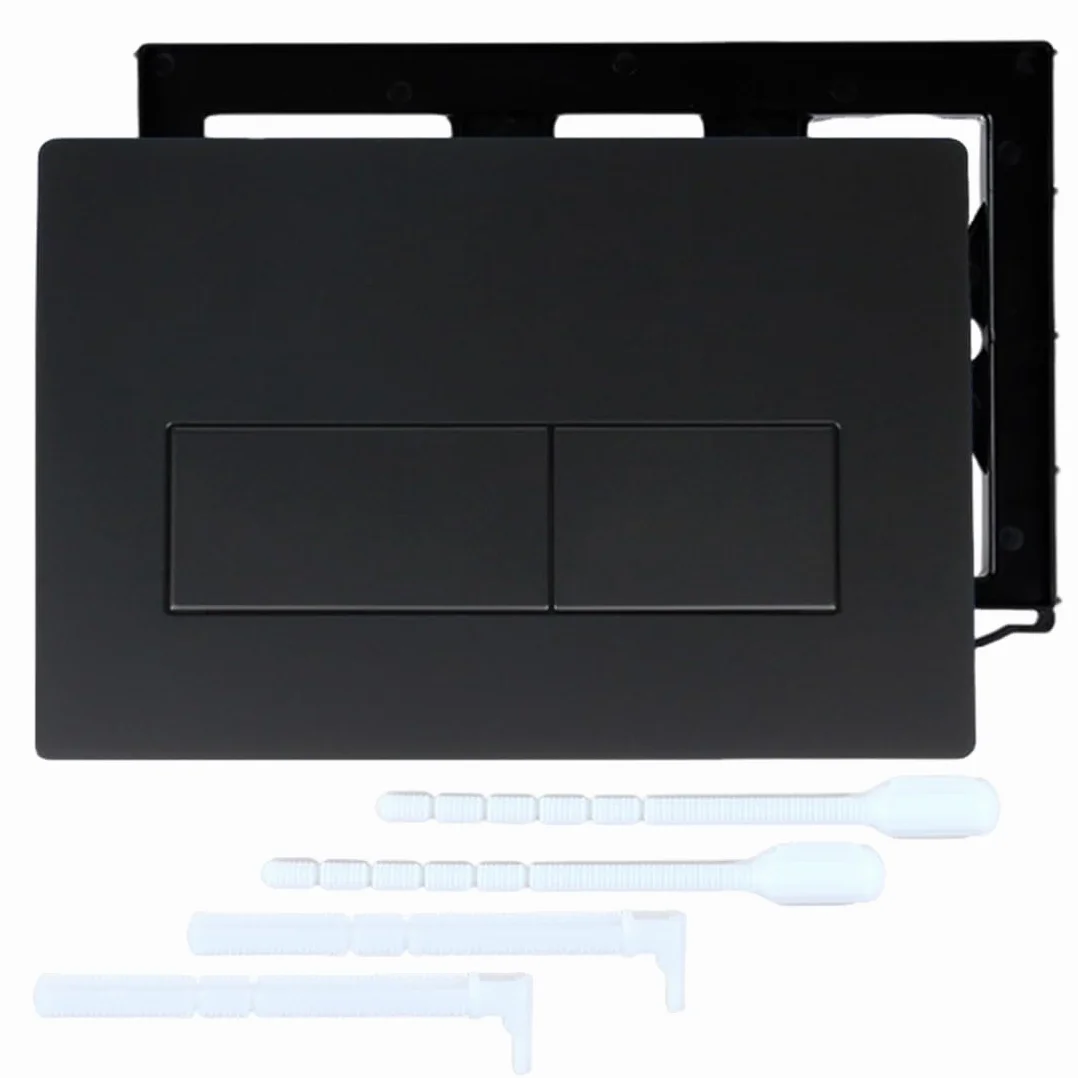 Geberit Sigma01 Pulsador placa de activación cisterna inodoro descarga dual Negro