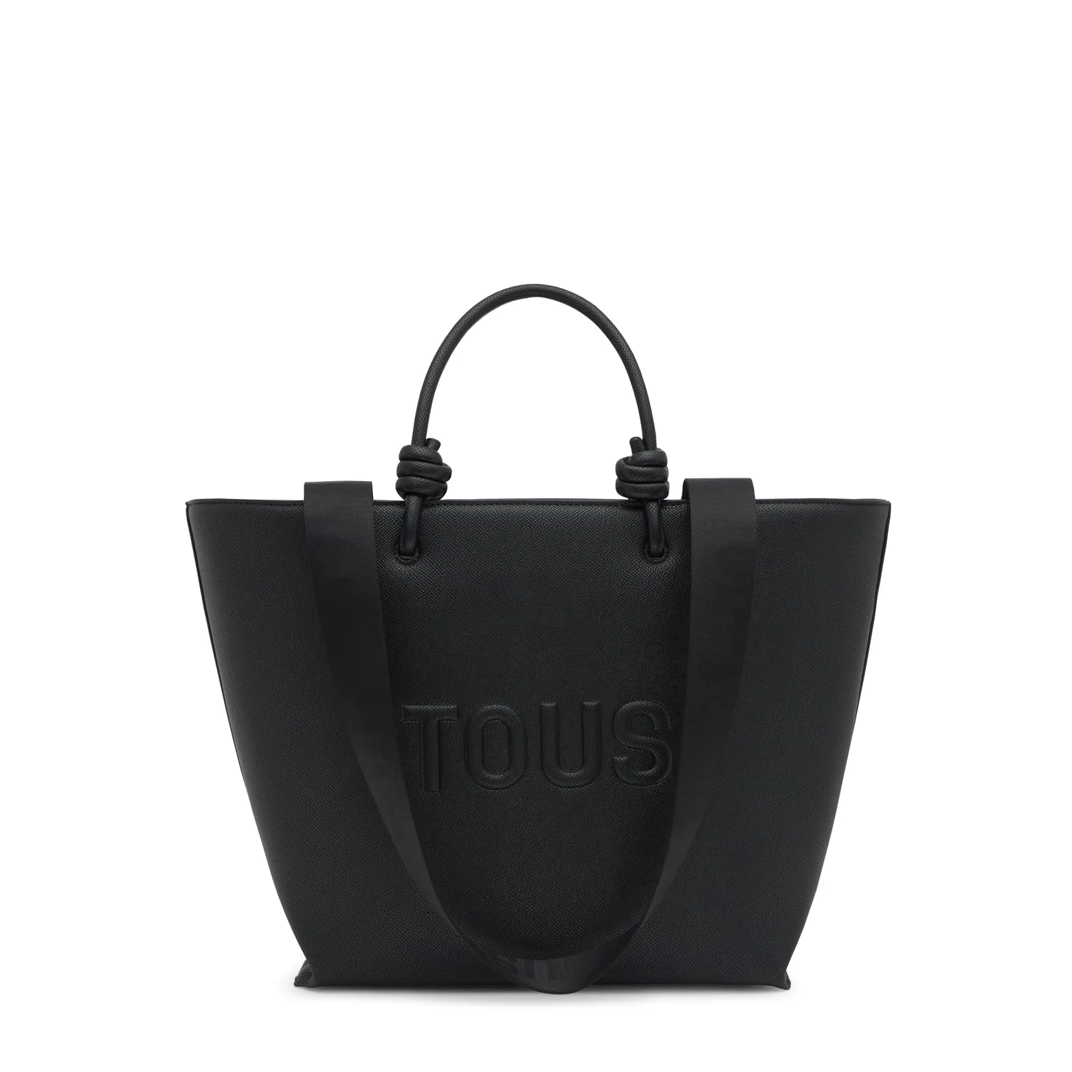 TOUS Capazo Mediano Negro, Para Mujer, Medidas 28,5 x 45 x 17,5 cm, Colección TOUS La Rue New