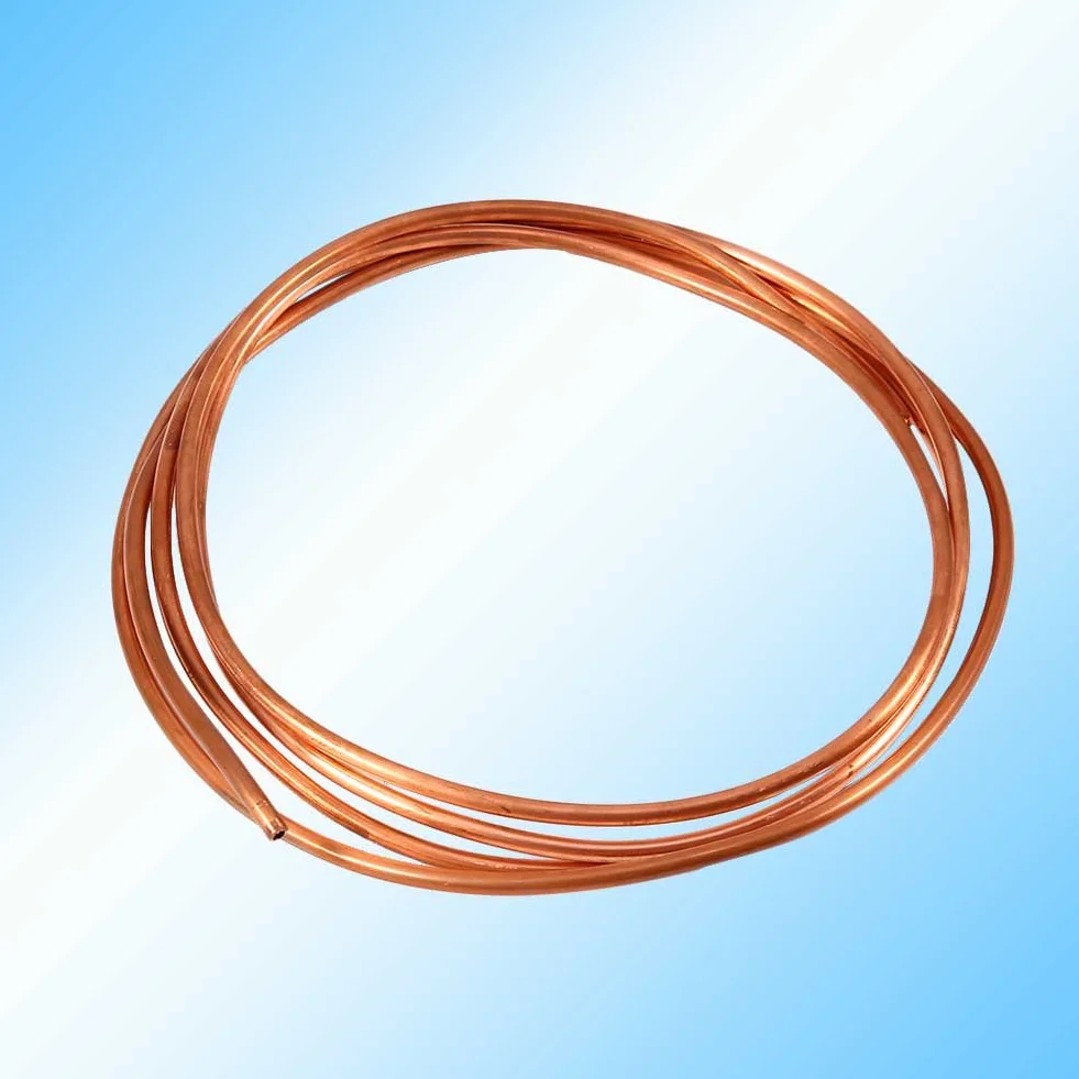 Tubo de Cobre Flexible 4mm 2m para Frigoríficos Aire Acondicionado