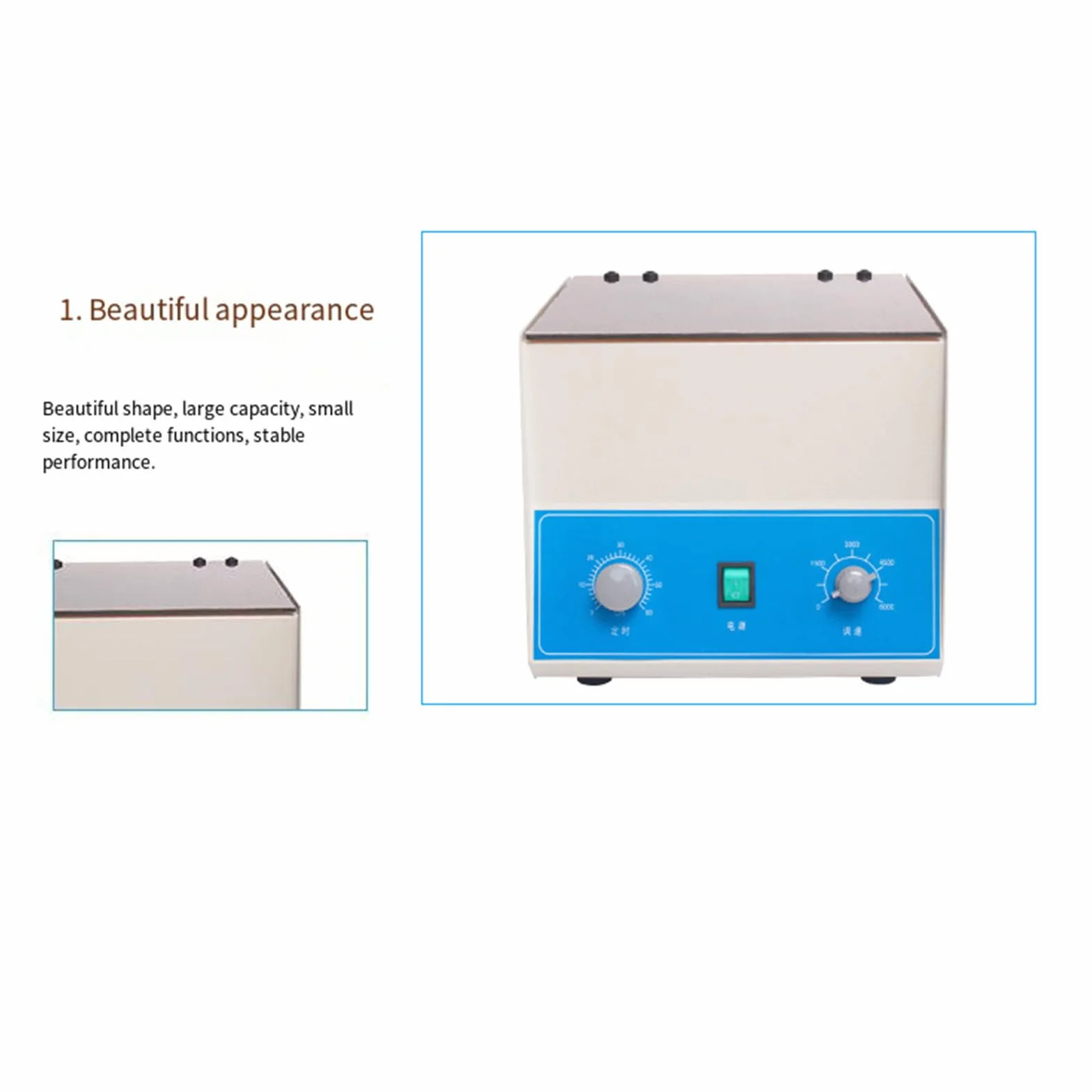 Centrífuga de laboratorio eléctrica 50ml 100ml 4000rpm 2800xg PRP PRF baja velocidad