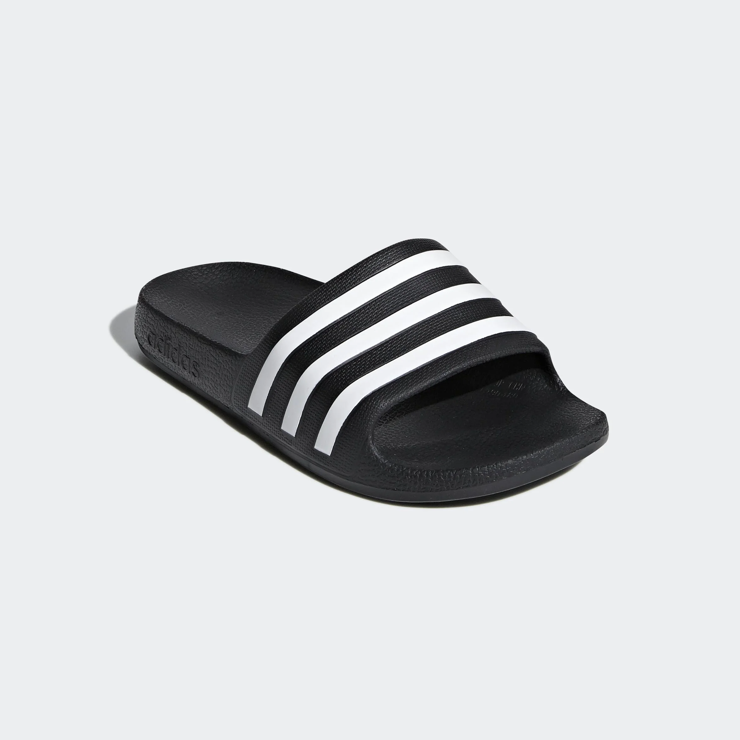 adidas Unisex niños Adilette Aqua Slides Kids, Core Black / Cloud White / Core Black, 37 EU