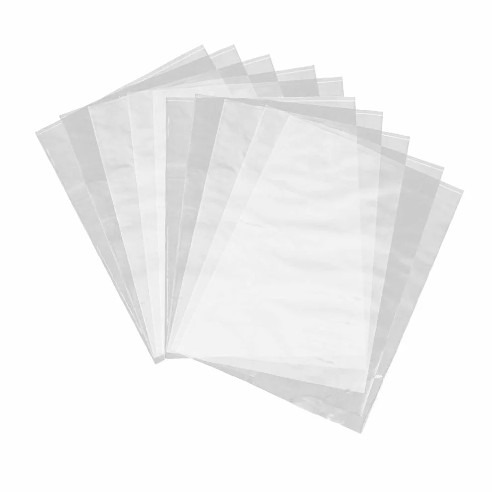 HEALLILY Bolsas Retráctiles Transparentes PVC 100 Unidades 9.84x11.11 Pulgadas Envoltura Termoretráctil