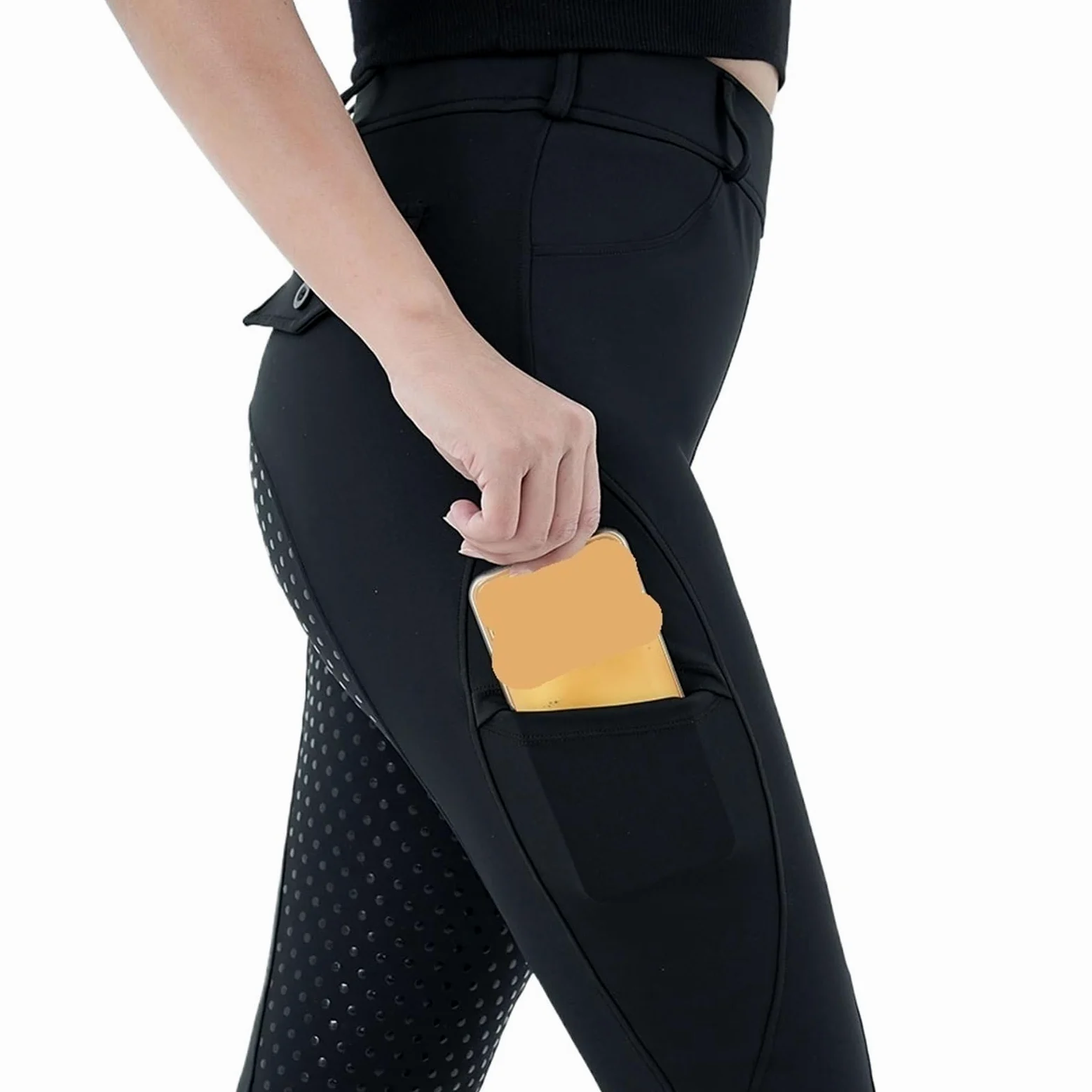 Pantalones Montar a Caballo Mujer Pantalones de equitación for Mujer, Mallas Entrenamiento Ecuestre, Ropa Deportiva for Exteriores(White,S)