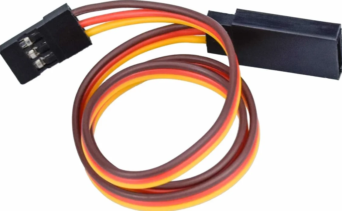 RUNCCI-YUN 20Pcs Servo Extension Cable JR Style, RC Y Harness 1 to 2, RC Servo Splitter 1 to 3, 300mm 150mm 100mm 2 Pin 3 Pin