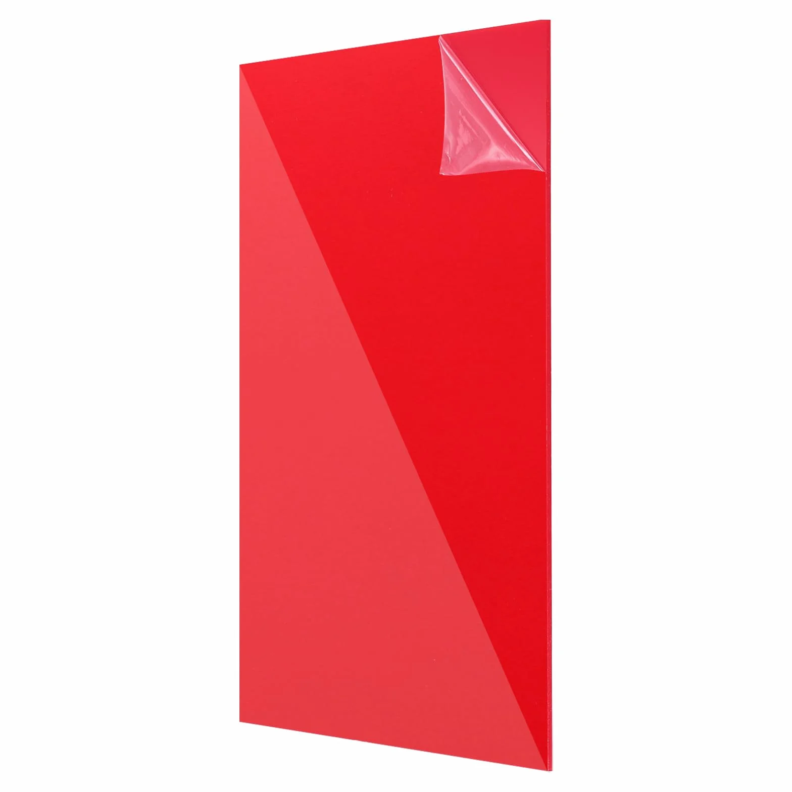 QUARKZMAN 3mm Plancha de Metacrilato 300mmx200mm Láminas Acrílicas Rojas Transparentes 1 Pieza