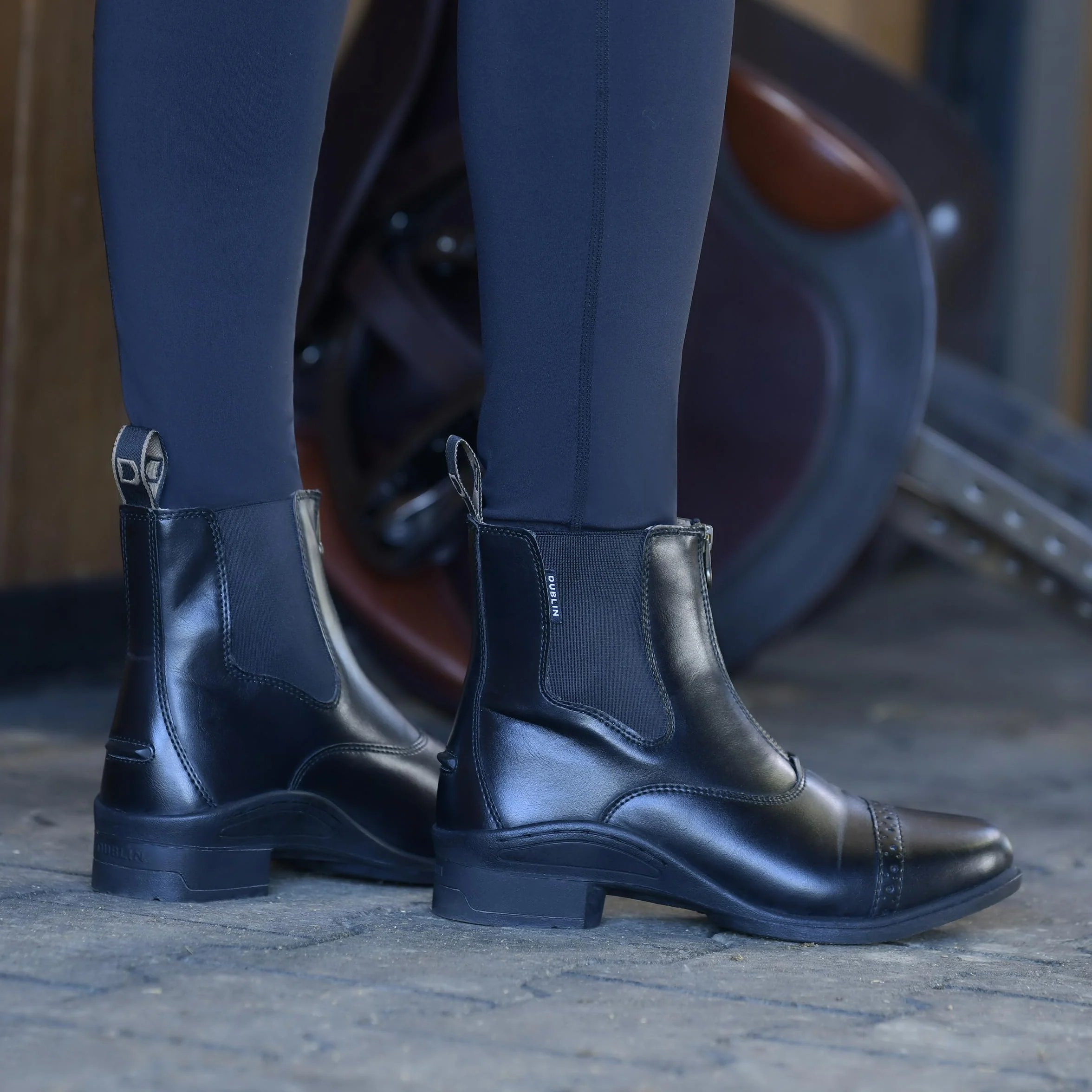 Dublin Botas Con Cremallera Para Niños Marrón -