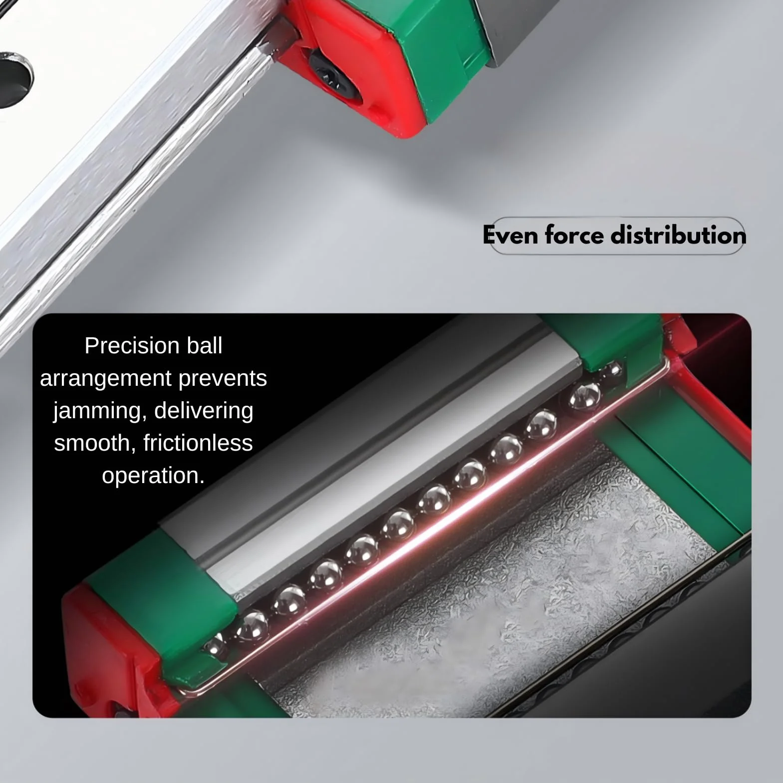 Riel Deslizante en Miniatura MGN12H 150mm Guía Lineal de Acero Inoxidable para Impresora 3D CNC