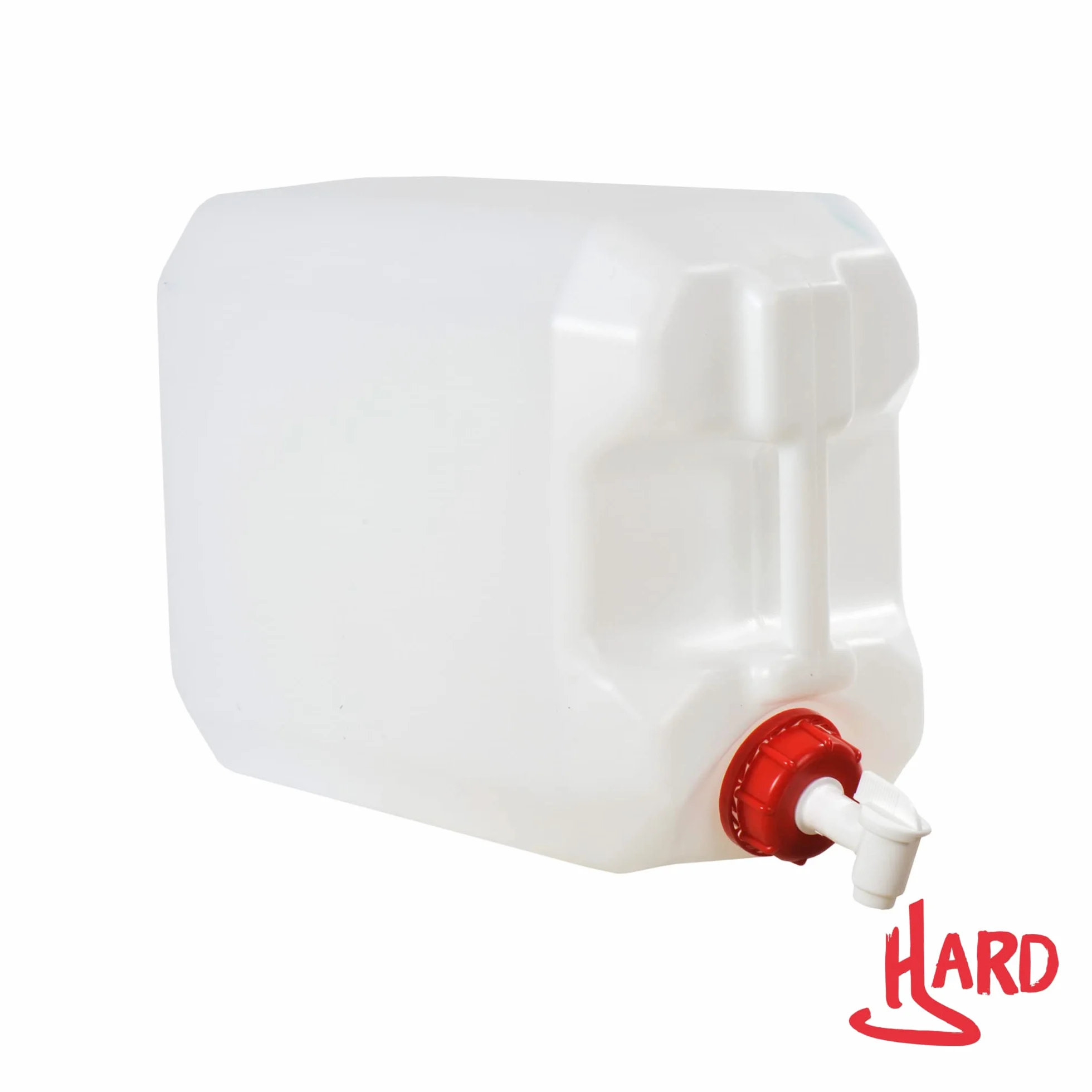 Tapón Grifo Para Envases 10-20-25 litros Rosca 60 mm Polietileno Alta Densidad Blanco Rojo Resistente Disolventes Gasolina