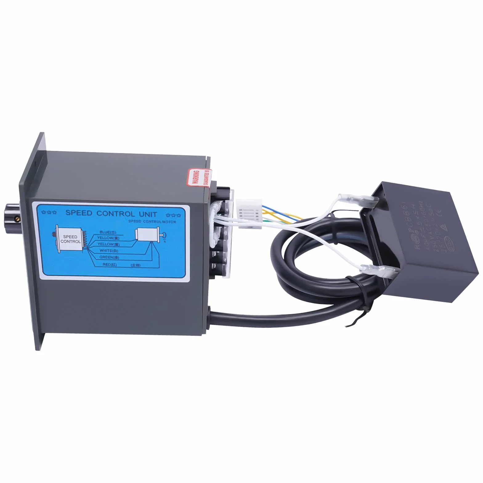 Motor Eléctrico Monofásico 250W 220V Reversible Velocidad Variable Ajustable