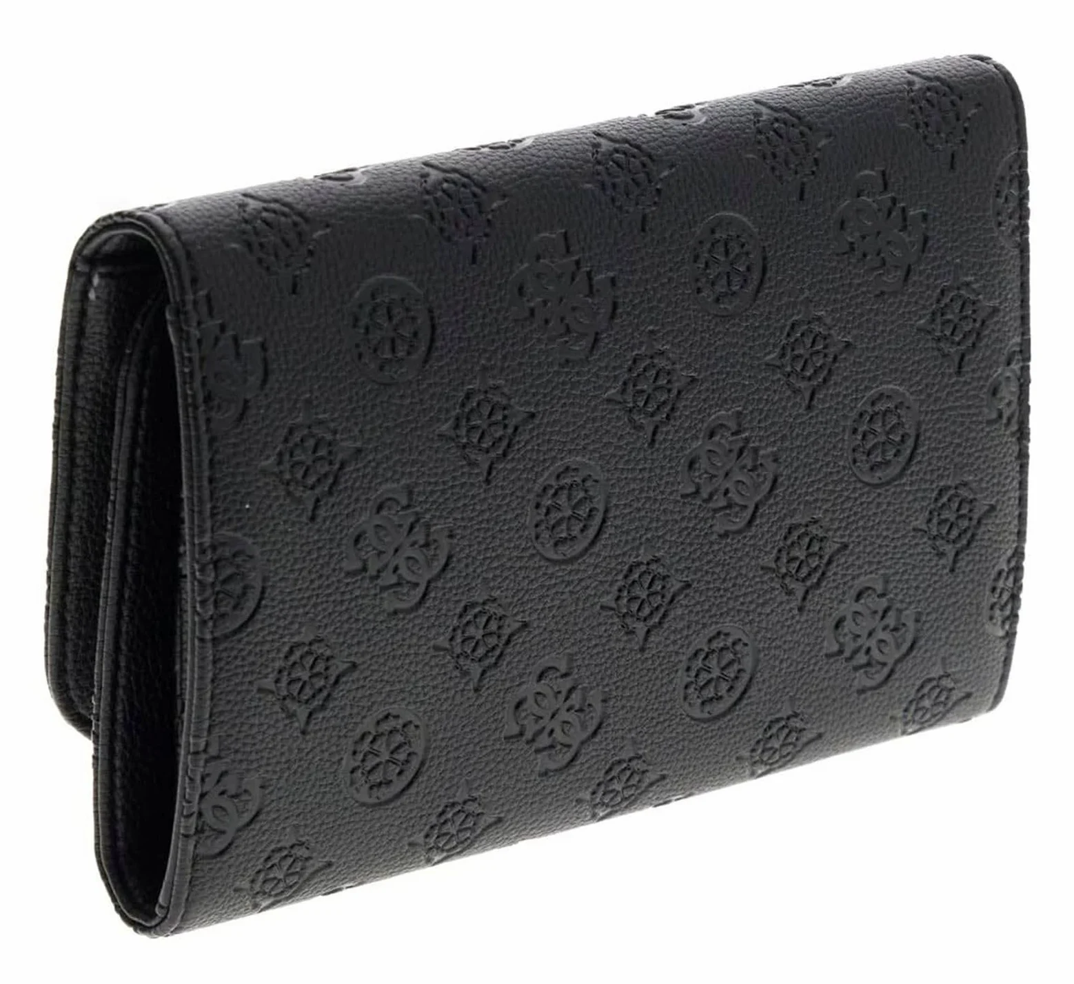 GUESS Estuche de identificación Wilder Travel Passport Organizer Black Negro